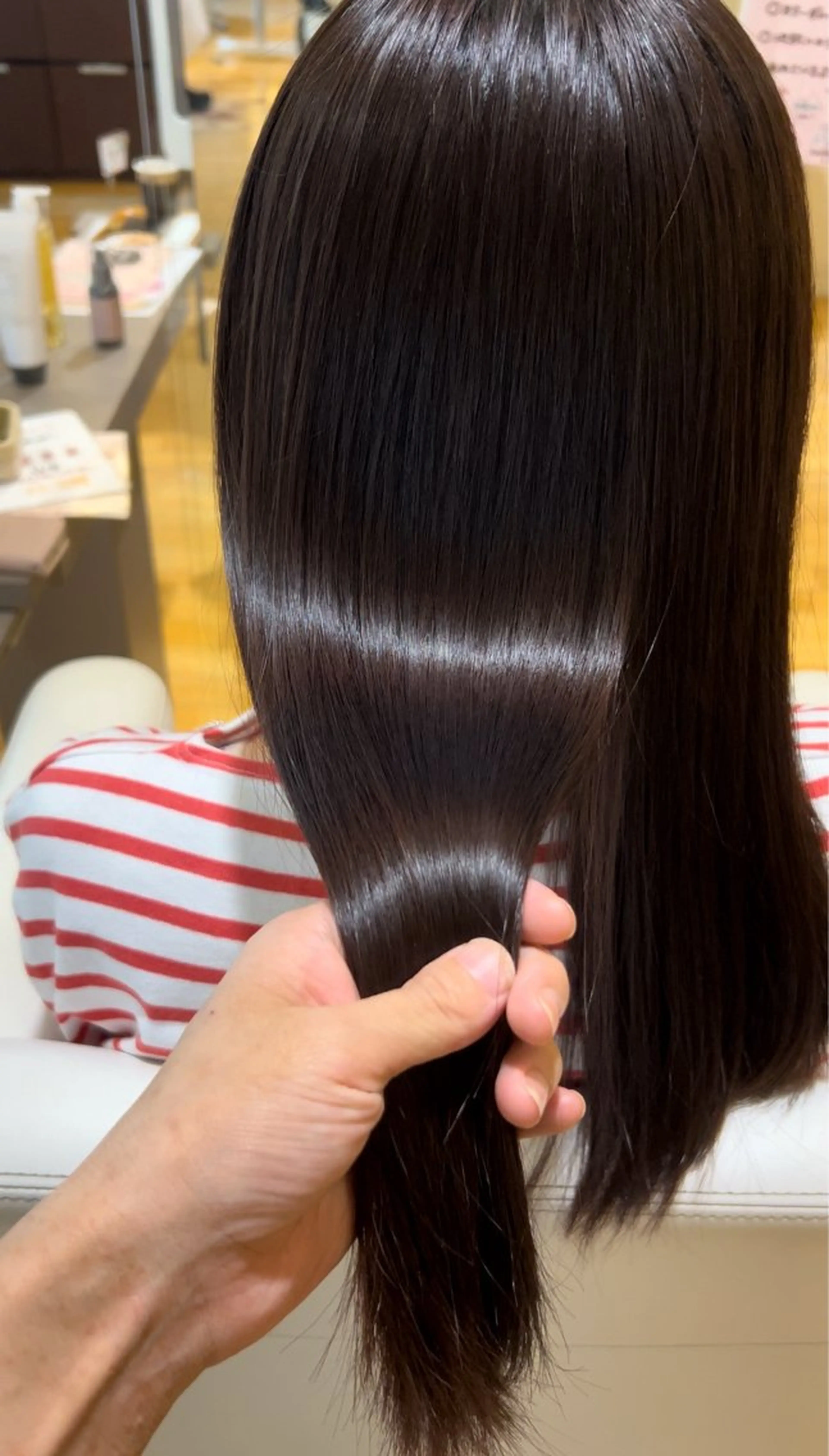 パーマ 縮毛矯正 芳川 恵子のヘアスタイル