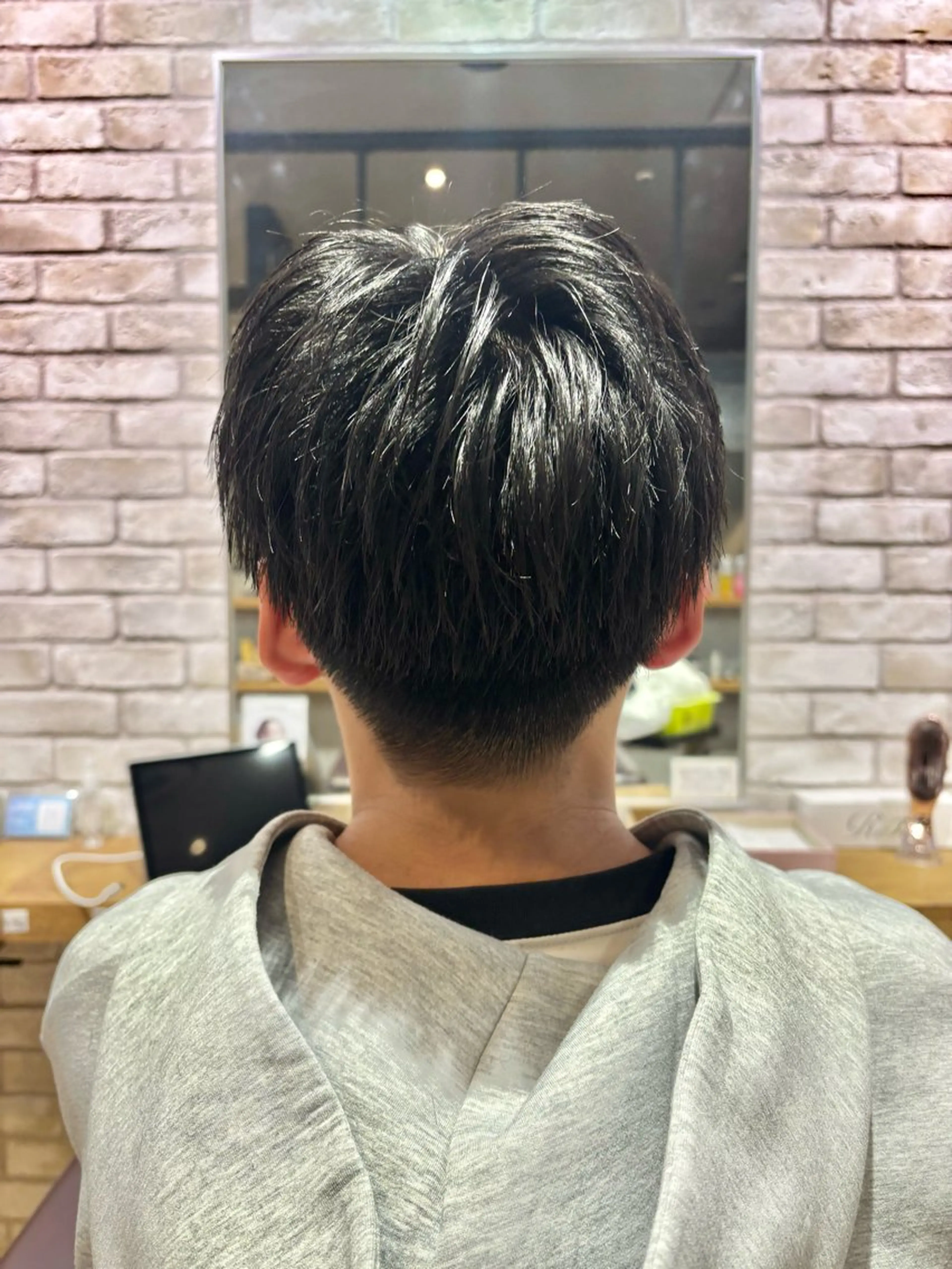 メンズ ツーブロック 刈り上げ 🎀ワンレンボブ🎀 ワンカラー　あゆみのヘアスタイル