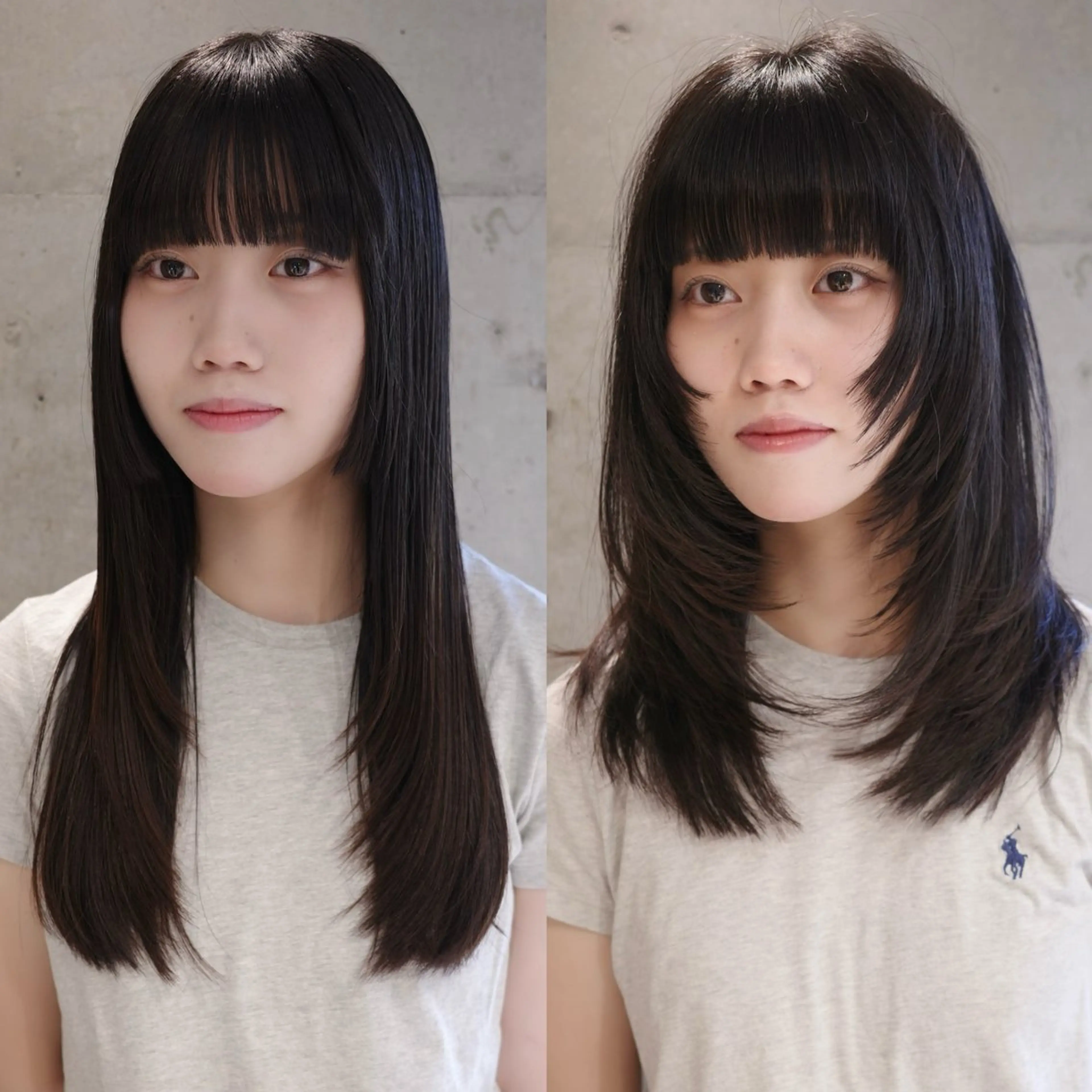 ボブorミディアムレイヤーカット＋透明感カラー＋トリートメントつきの写真
