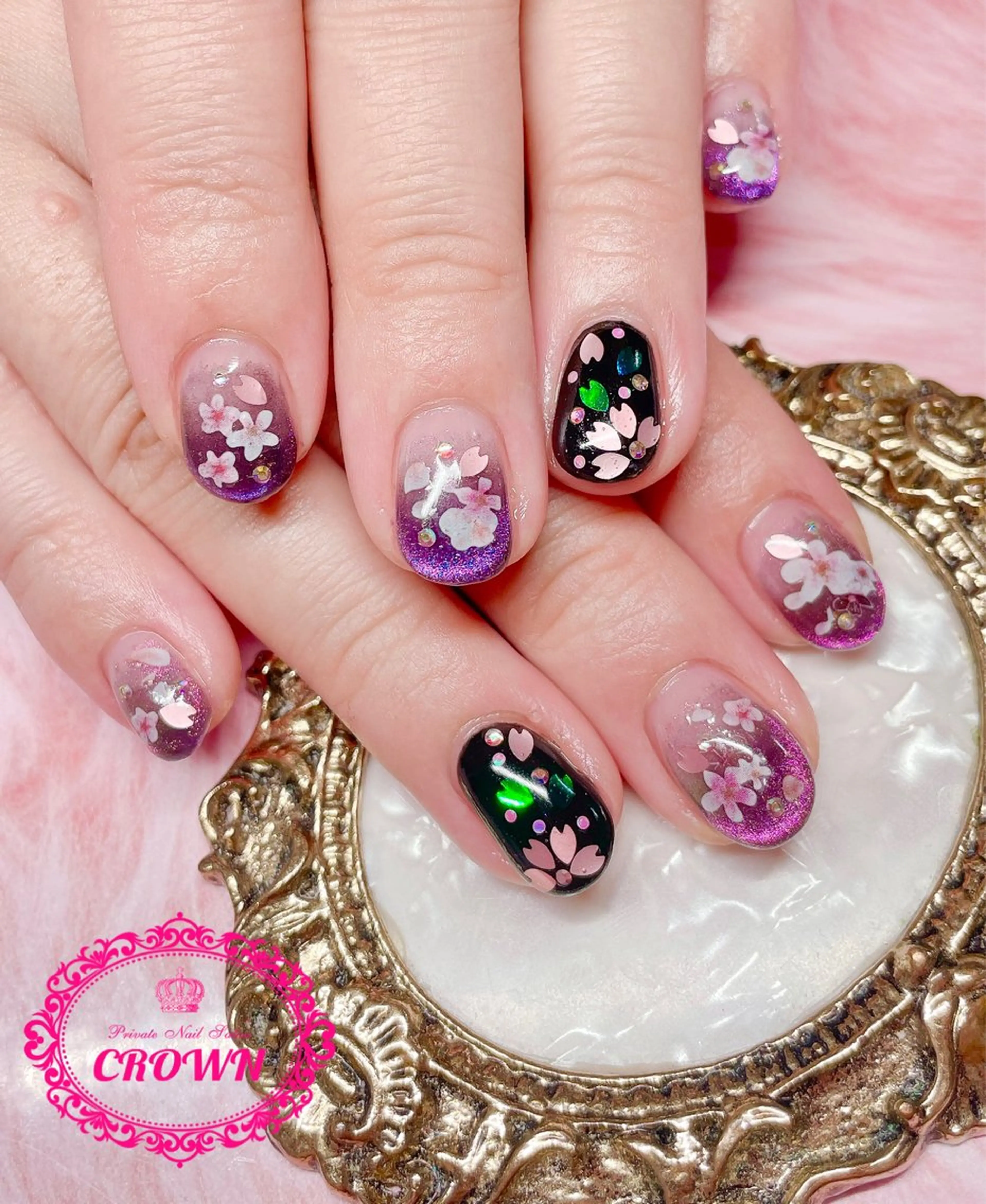 ネイル CROWN プライベートサロンのネイルデザイン
