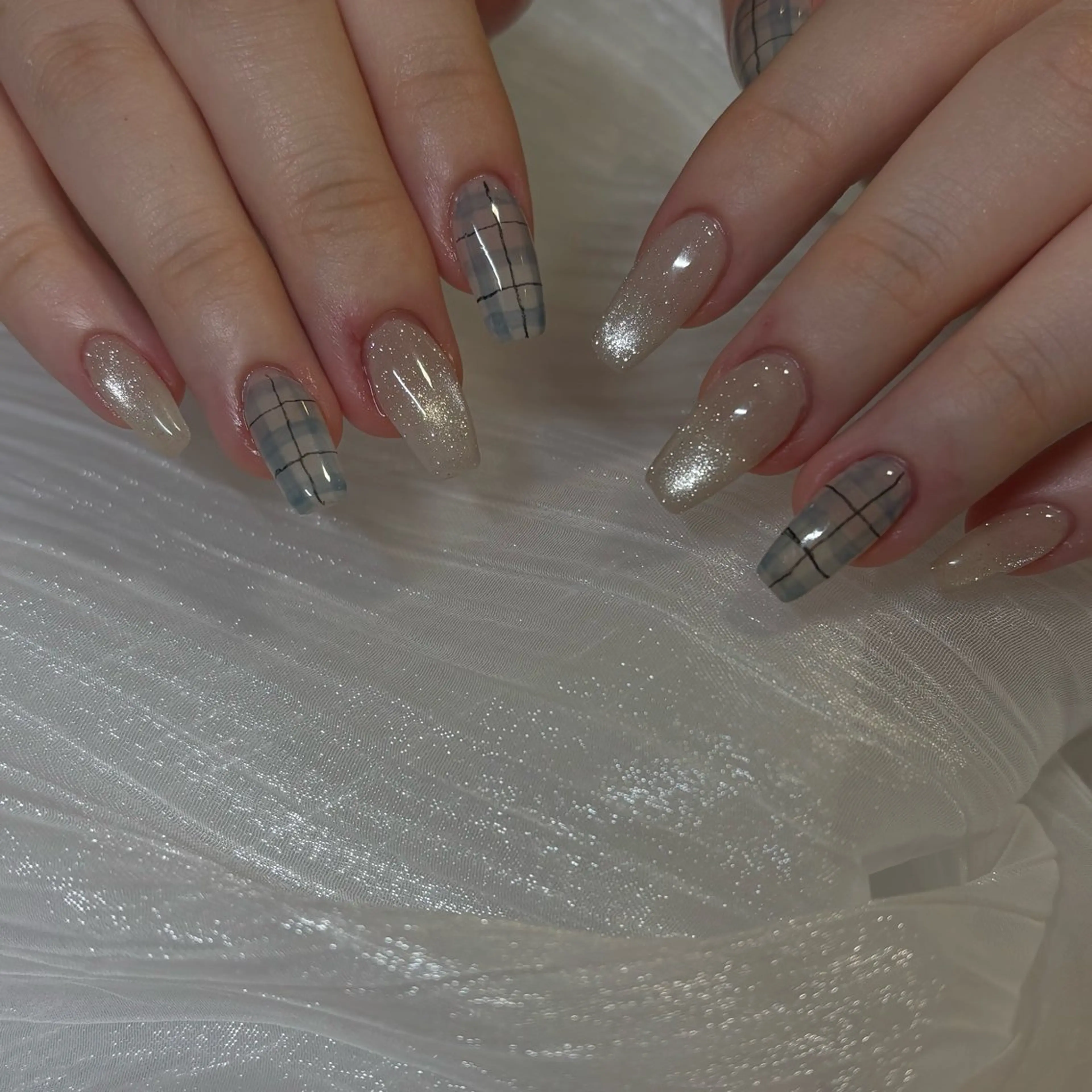 ネイル ジェルネイル マグネットネイル ハンドネイル Lélia nailのネイルデザイン