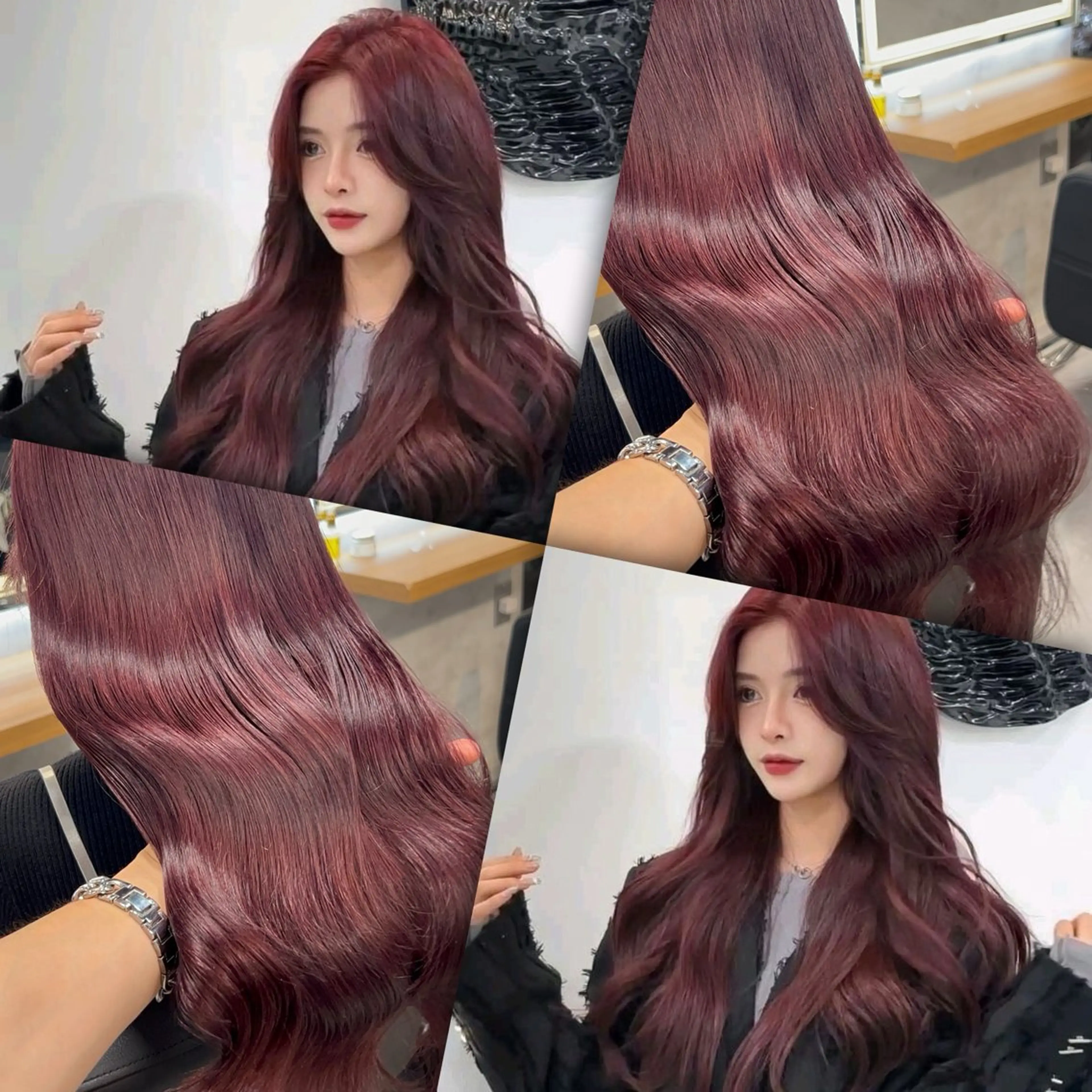 ロング カラー ヘアアレンジ ヘアカラー ブリーチなしの達人 🌈KAITOのヘアスタイル