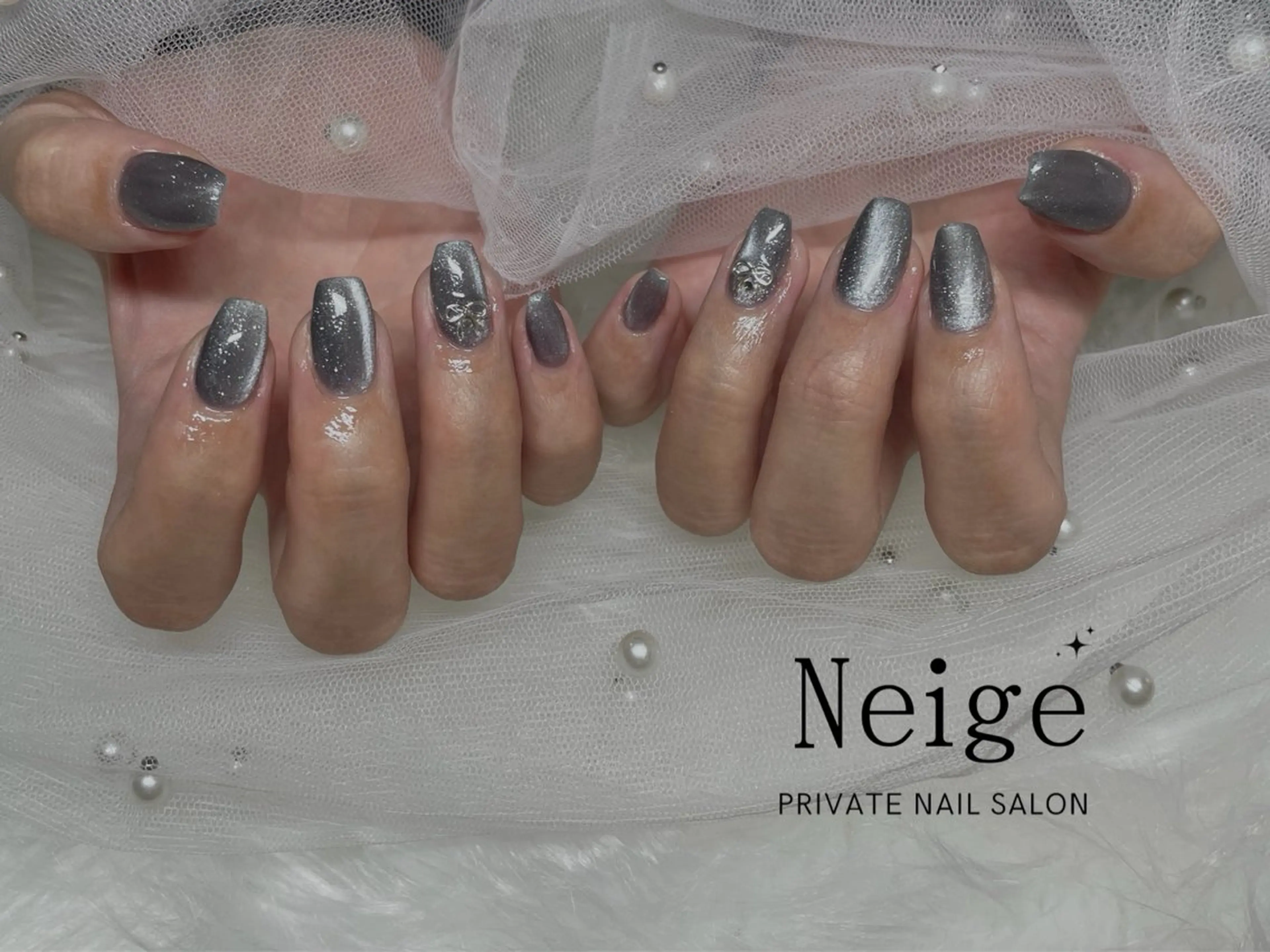 ネイル ハンドネイル Neige‪𓂃ai ＊梅津 / 松尾のネイルデザイン