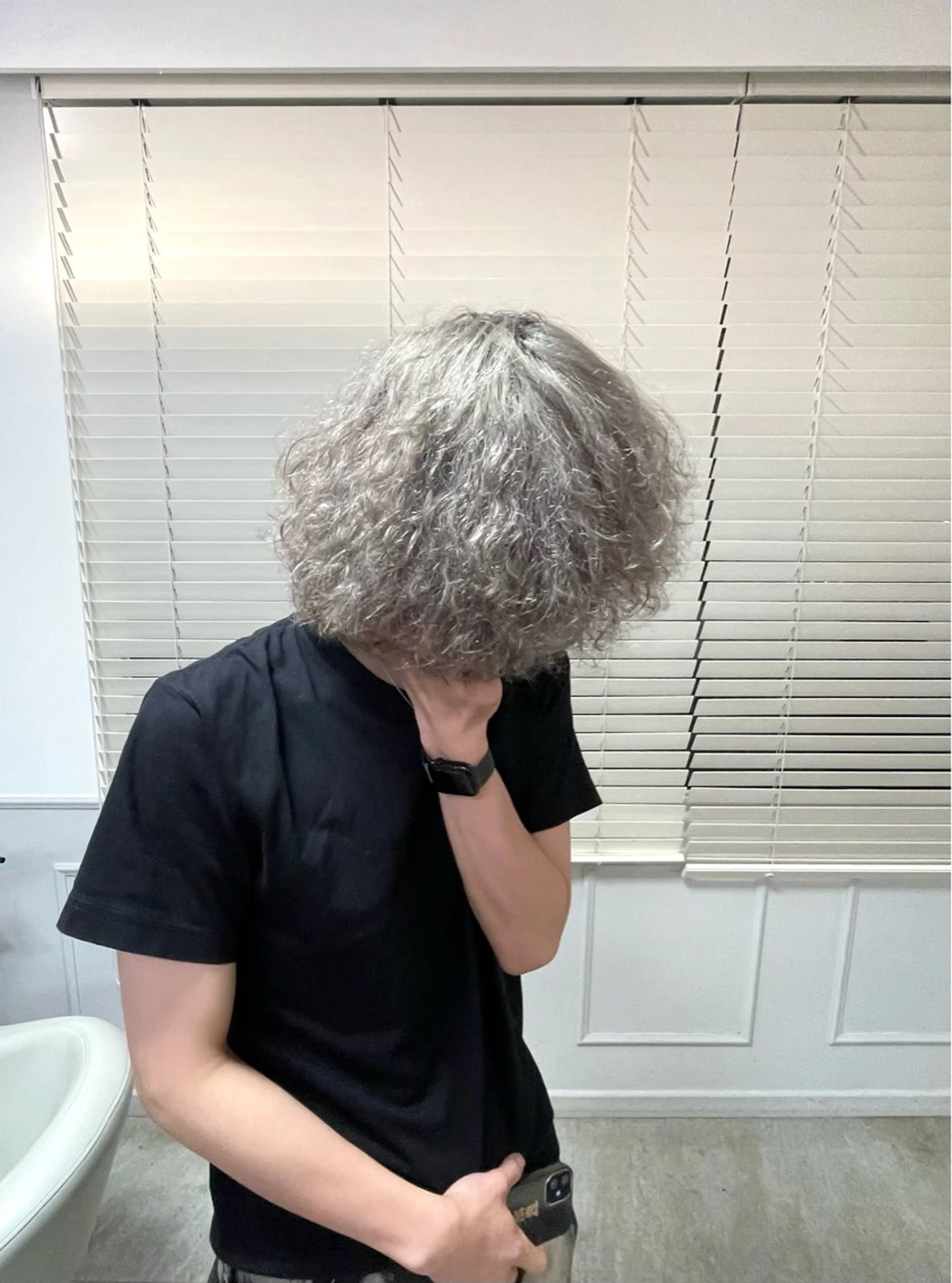 カラー パーマ メンズ ヘアカラー トリートメント girly/ヘア メイクMitsukiのヘアスタイル