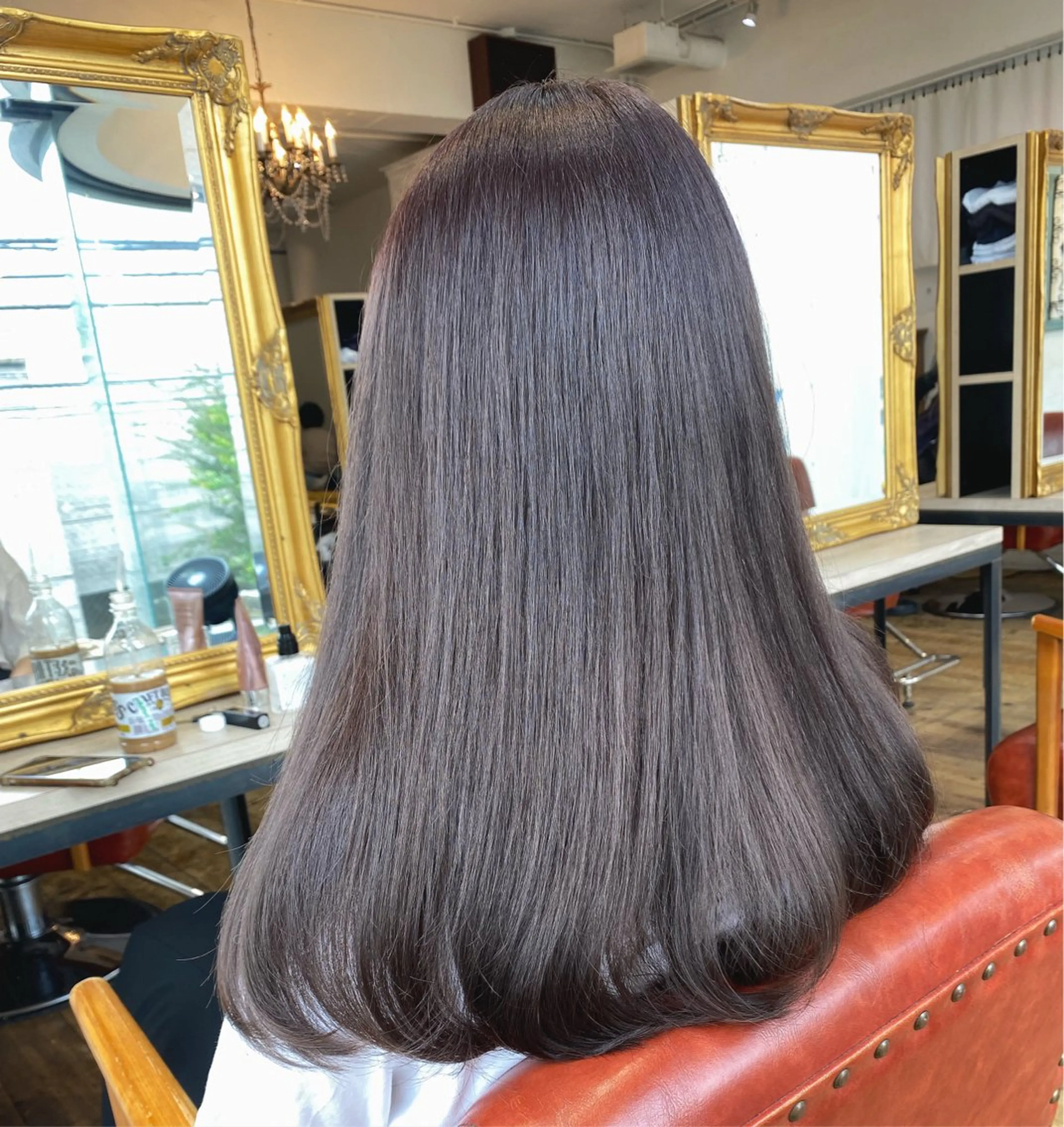 ロング カラー パーマ ヘアアレンジ メンズ キッズ 暖色系/透明感 治野心のヘアスタイル