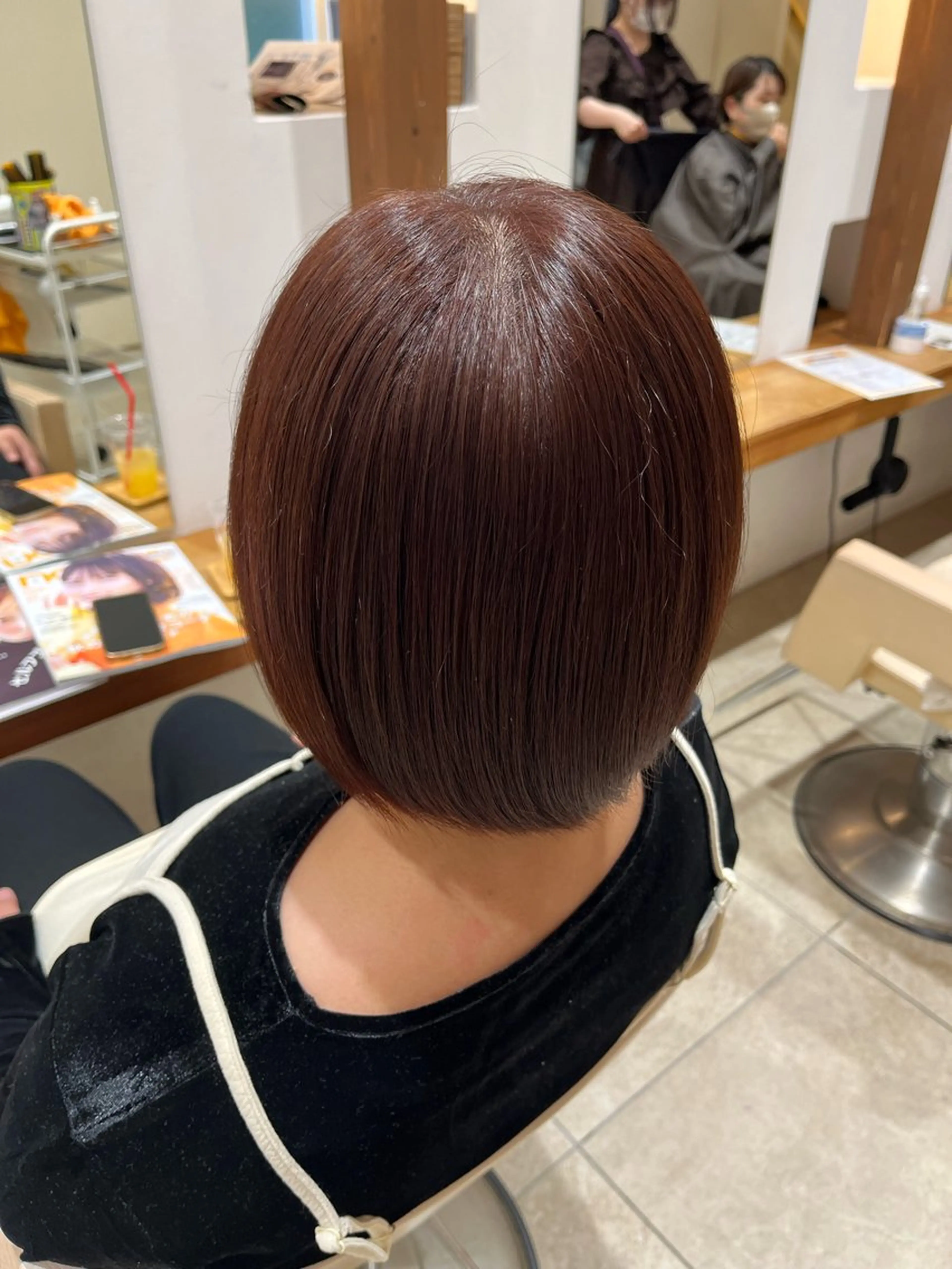 ミディアム カラー 沖元 統弥のヘアスタイル