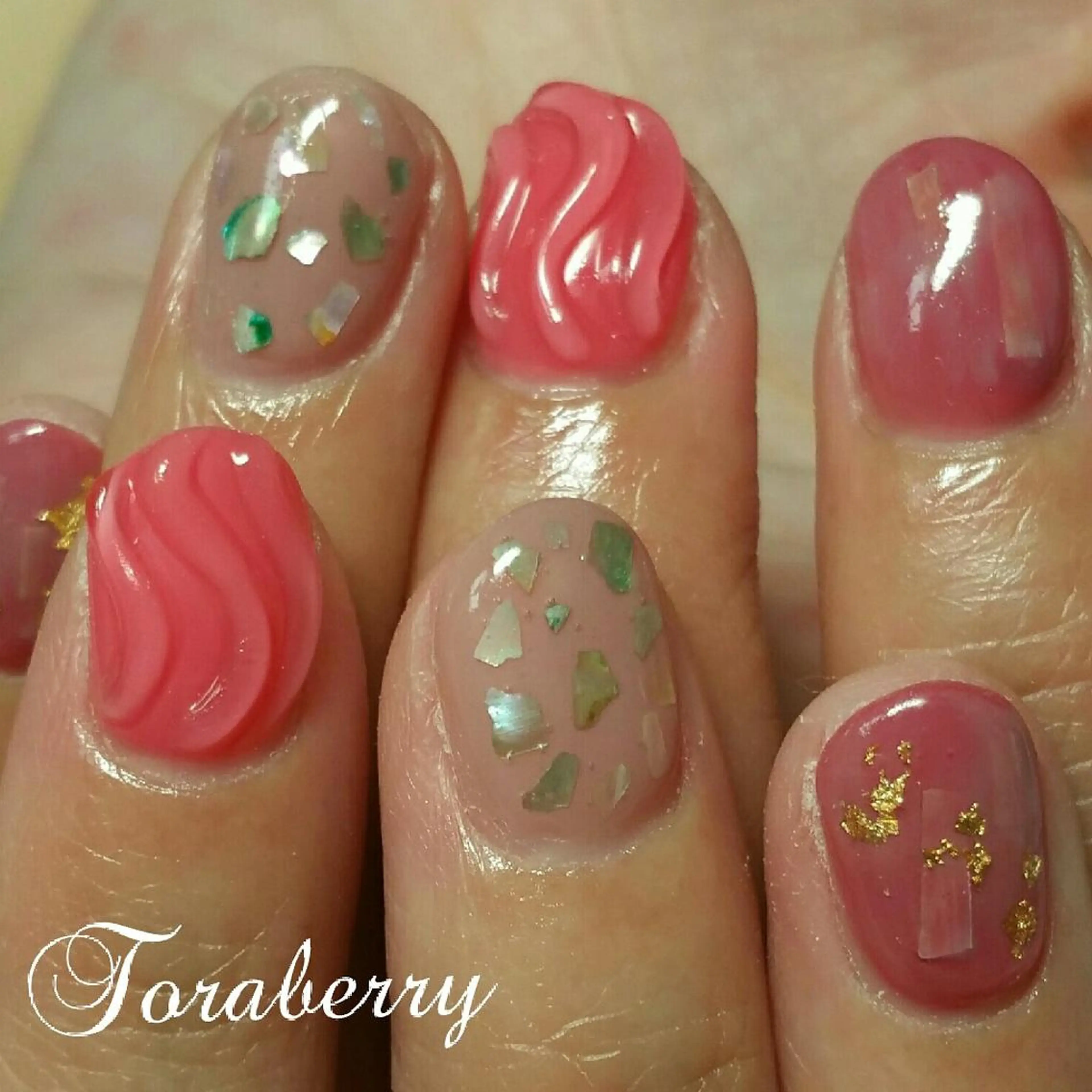 ネイル 持ち込み ニュアンスネイル ネイリスト なつみのネイルデザイン