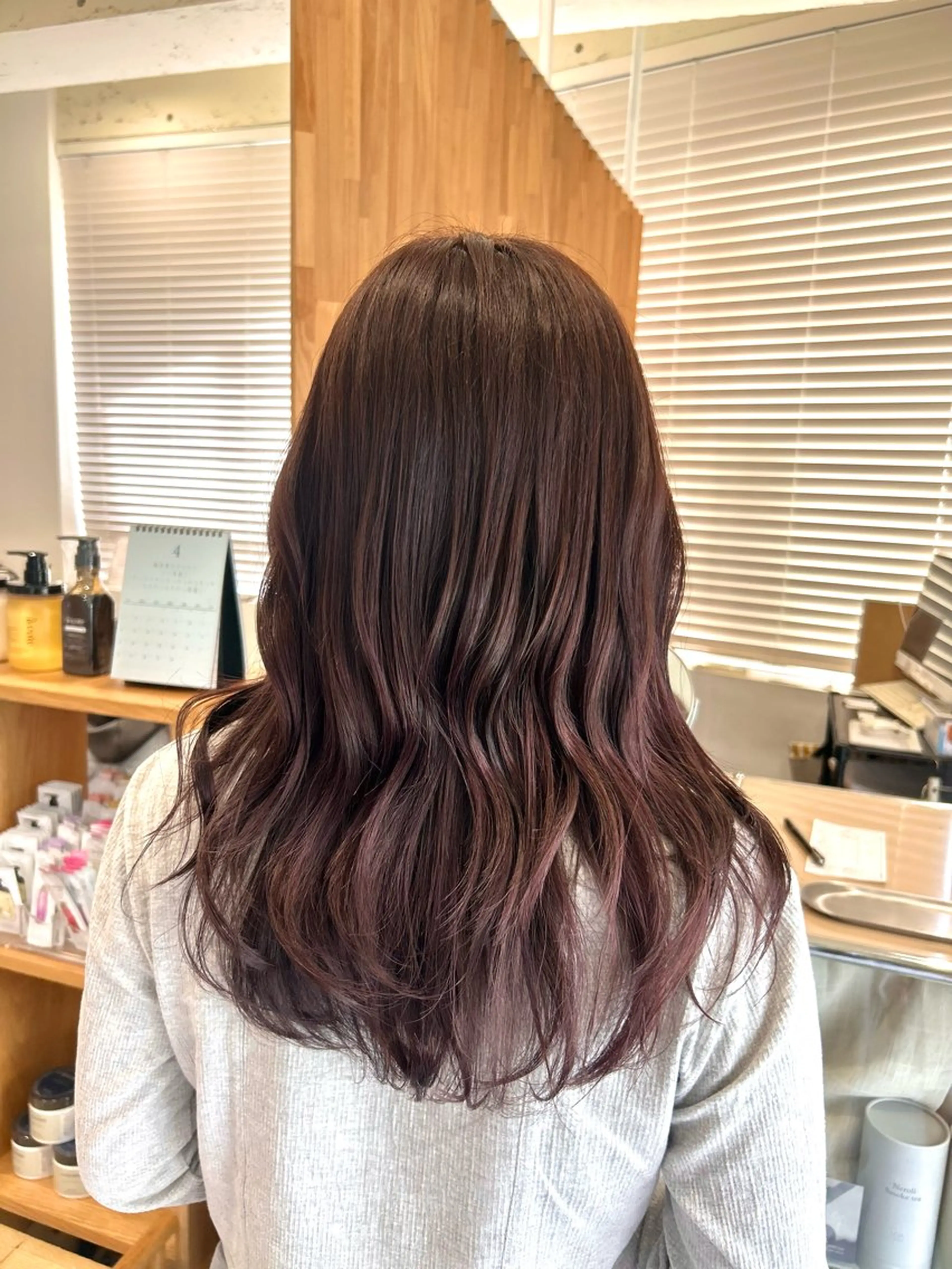 ロング カット ヘアカラー トリートメント 韓国ヘア ‎⟡.·KANA🐥のヘアスタイル