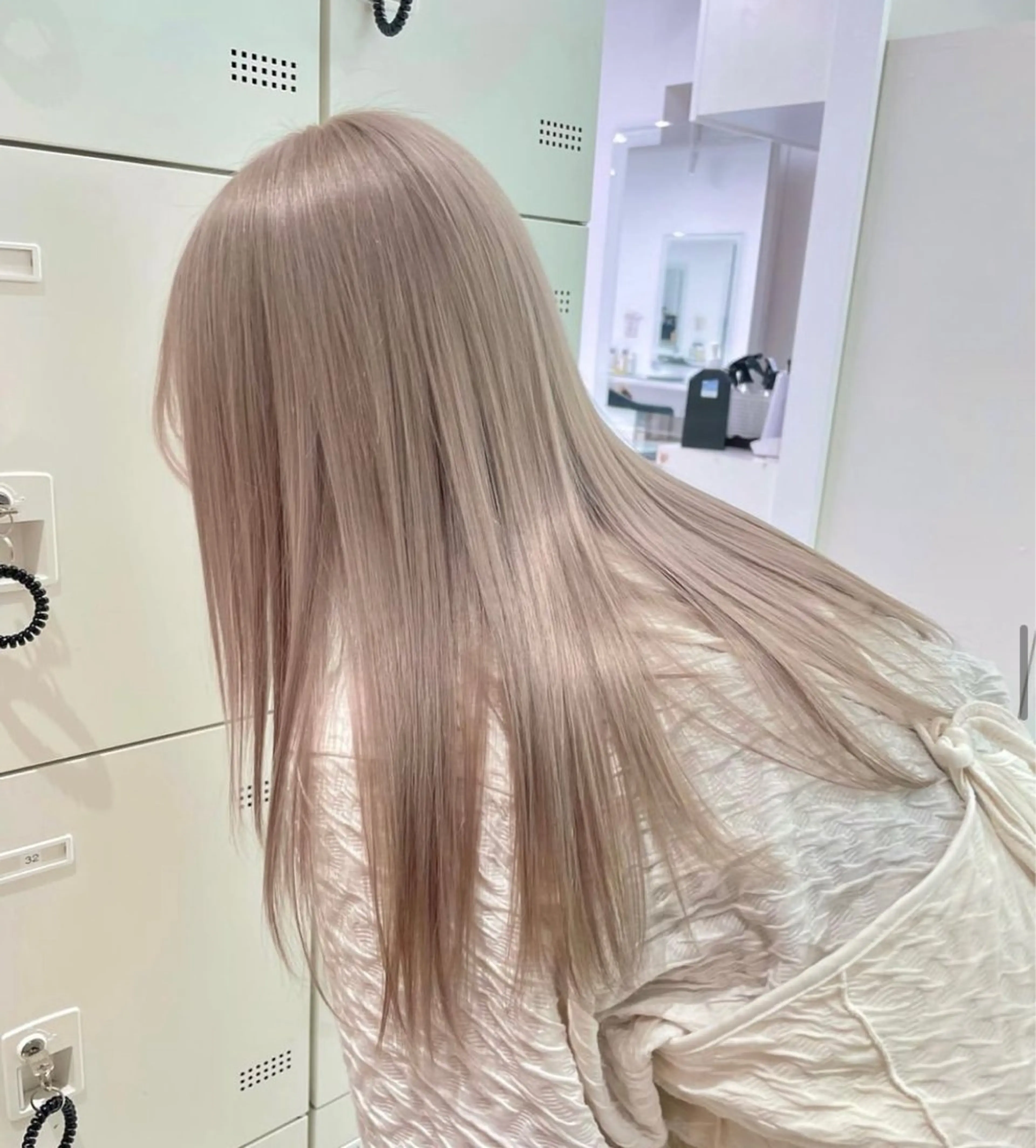 セミロング カラー ブリーチ 髪質改善 髪質改善/美髪矯正 艶髪/Takutoのヘアスタイル