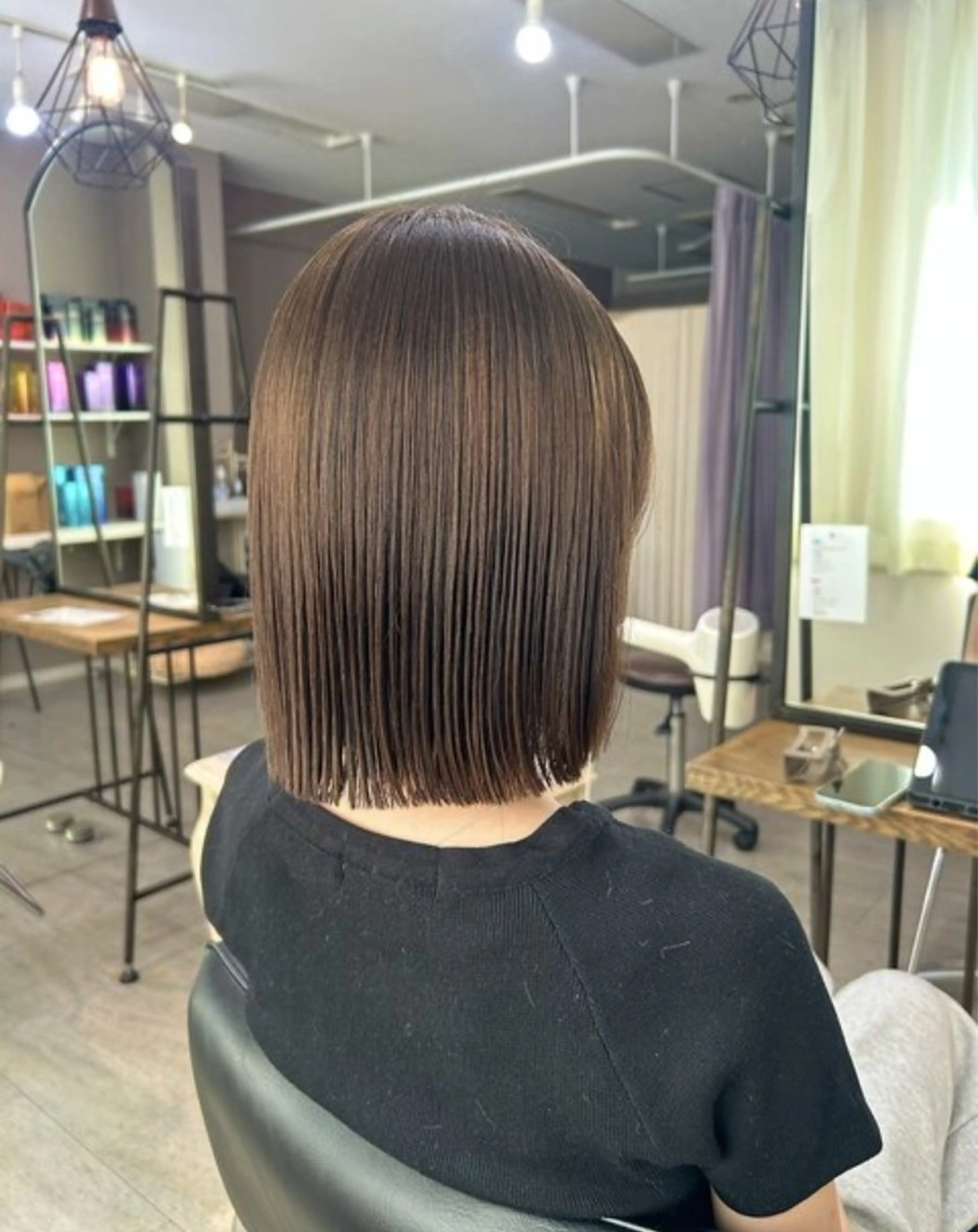 カラー ヘアカラー 江田 彩那のヘアスタイル