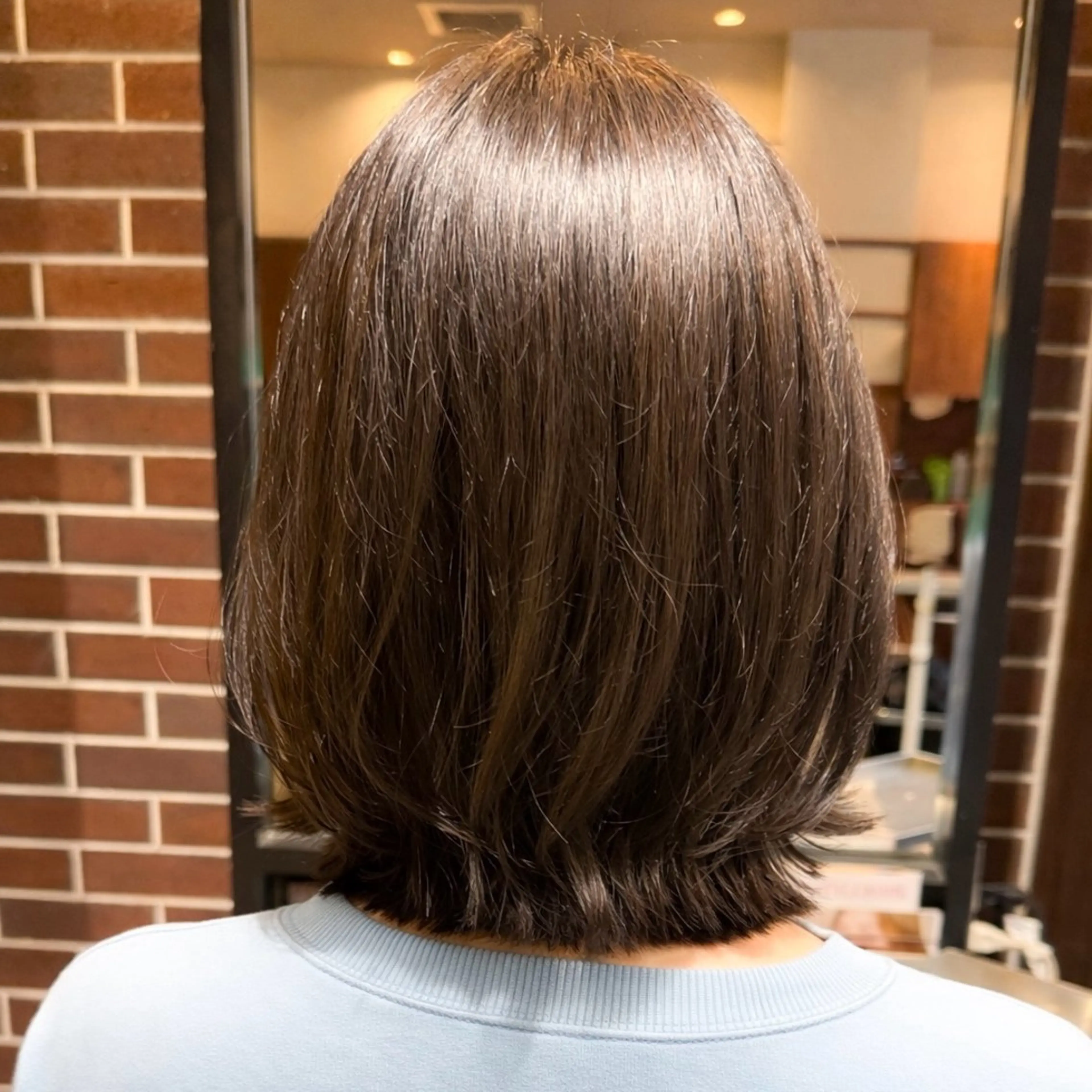 ショート カラー ボブ レイヤーカット 外ハネヘア カット ヘアカラー メンズミディアム☁️ ✨ナチュラル/下村迅のヘアスタイル