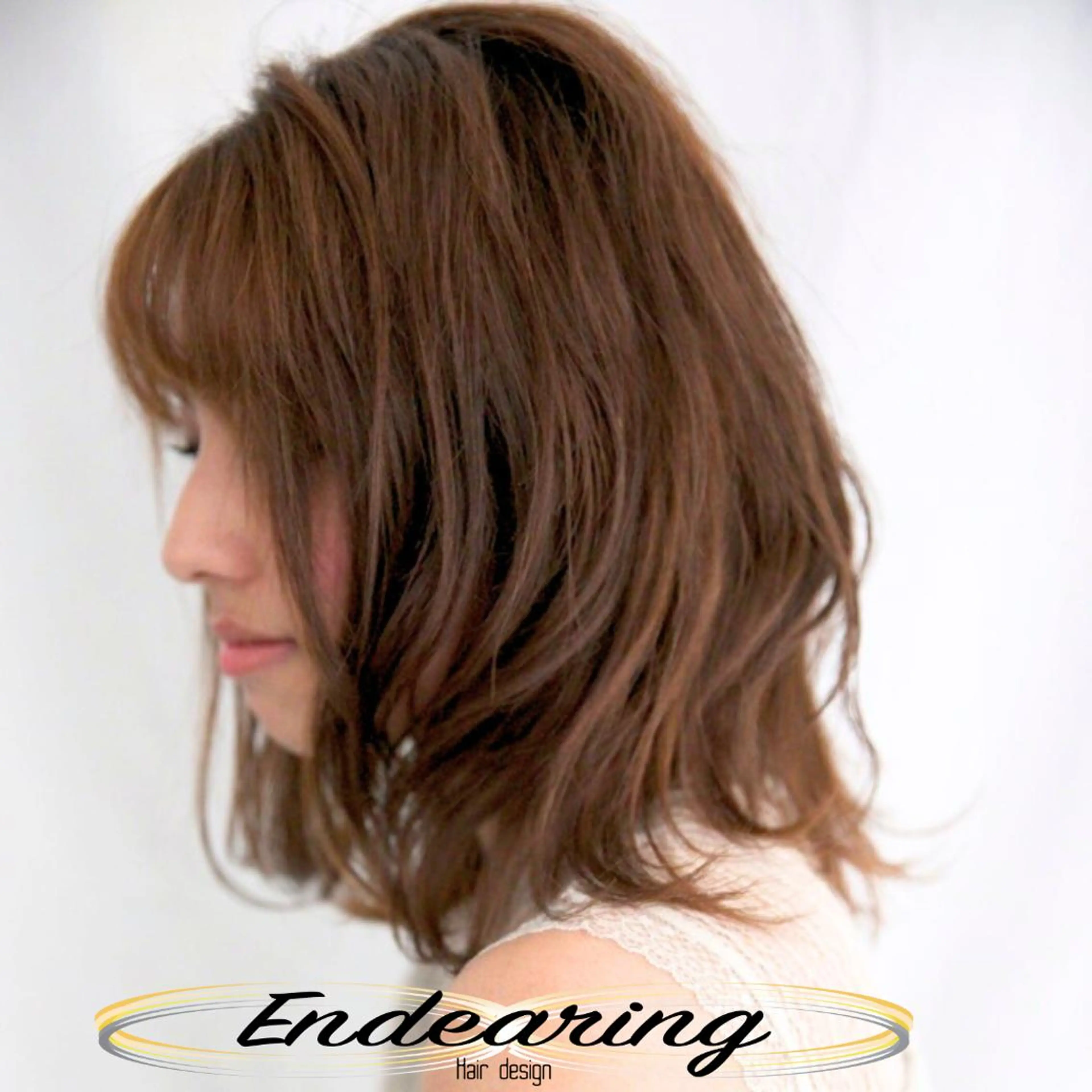 ミディアム ボブ カット ヘアカラー Endearing 銀座/YOKOのヘアスタイル