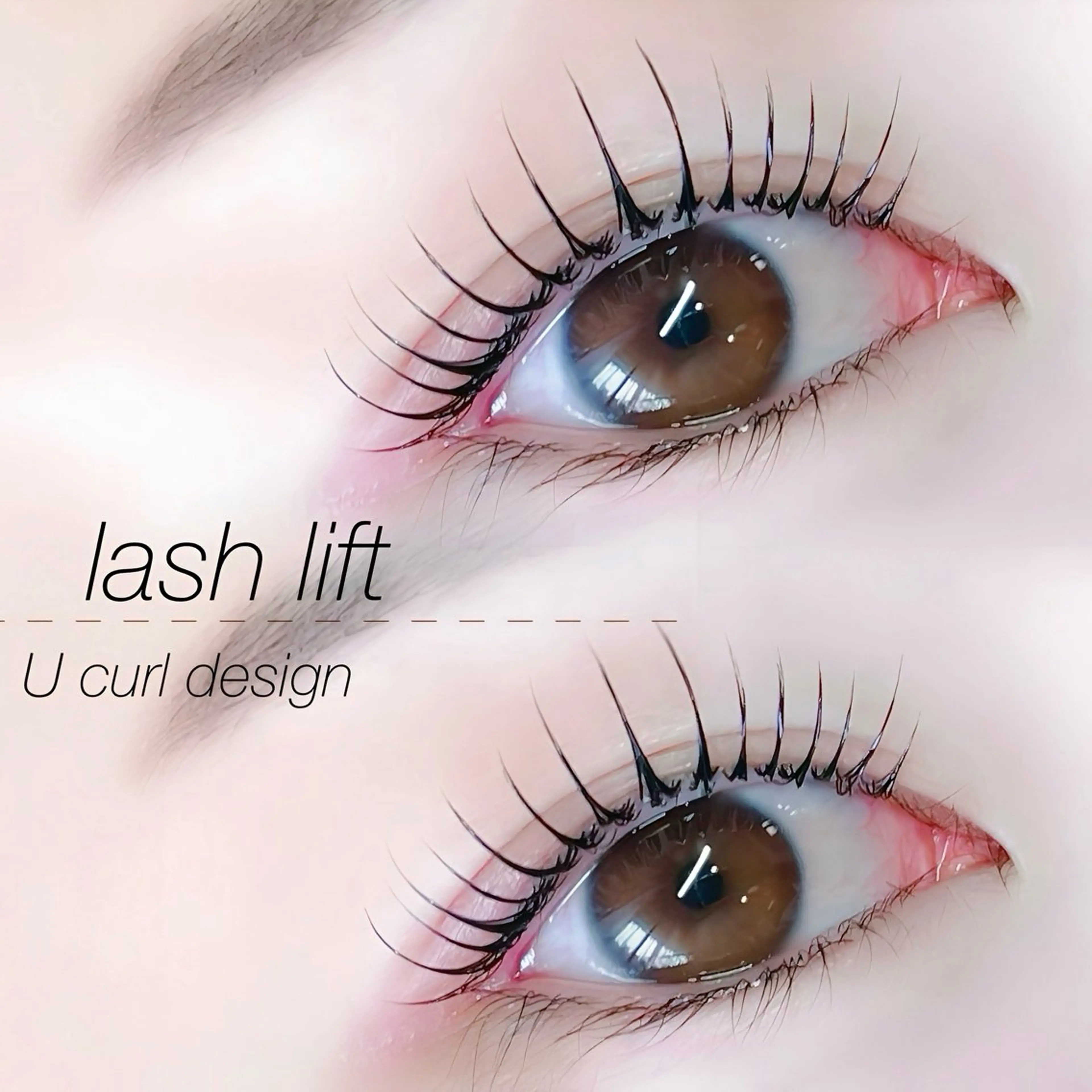 マツエク・マツパ 束感まつ毛 パリジェンヌラッシュリフト まつげパーマ 下まつげエクステ 一重×まつ毛パーマ rei /meme まつパ アイブロウのマツエク・マツパデザイン