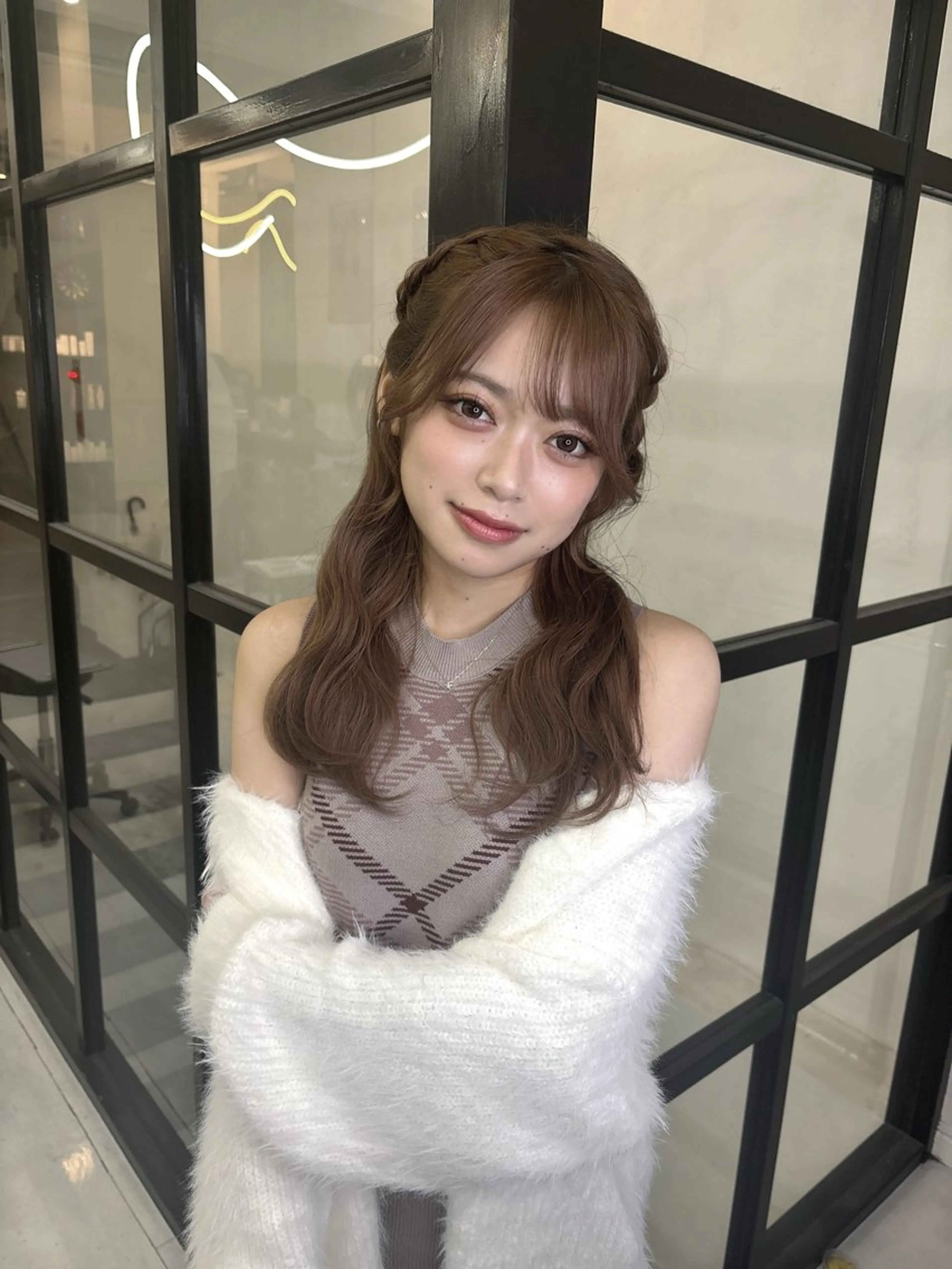 ロング ヘアセット MaisonHALU さくらのヘアスタイル