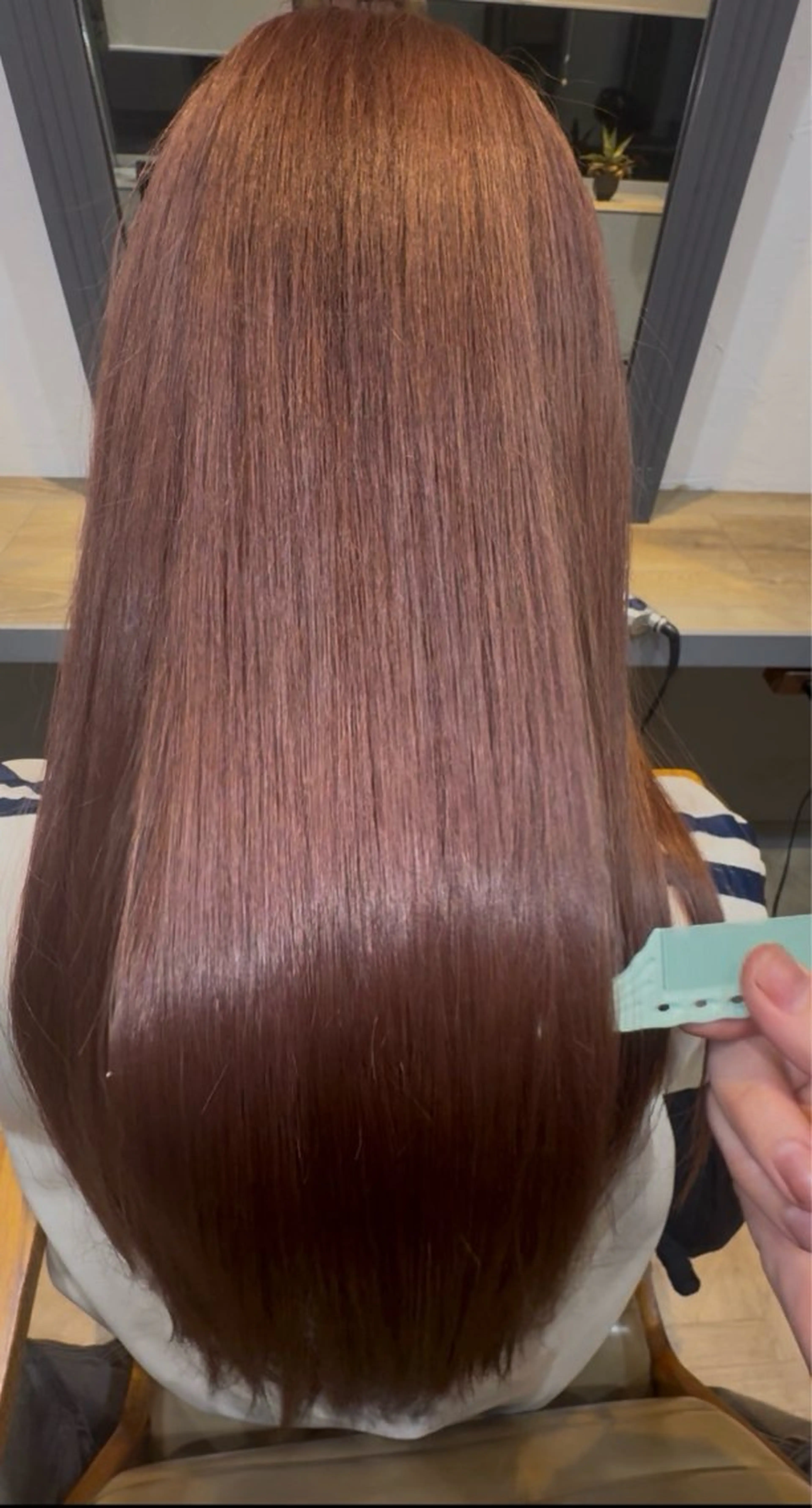 ロング カラー ヘアカラー heel SENGAWAのヘアスタイル