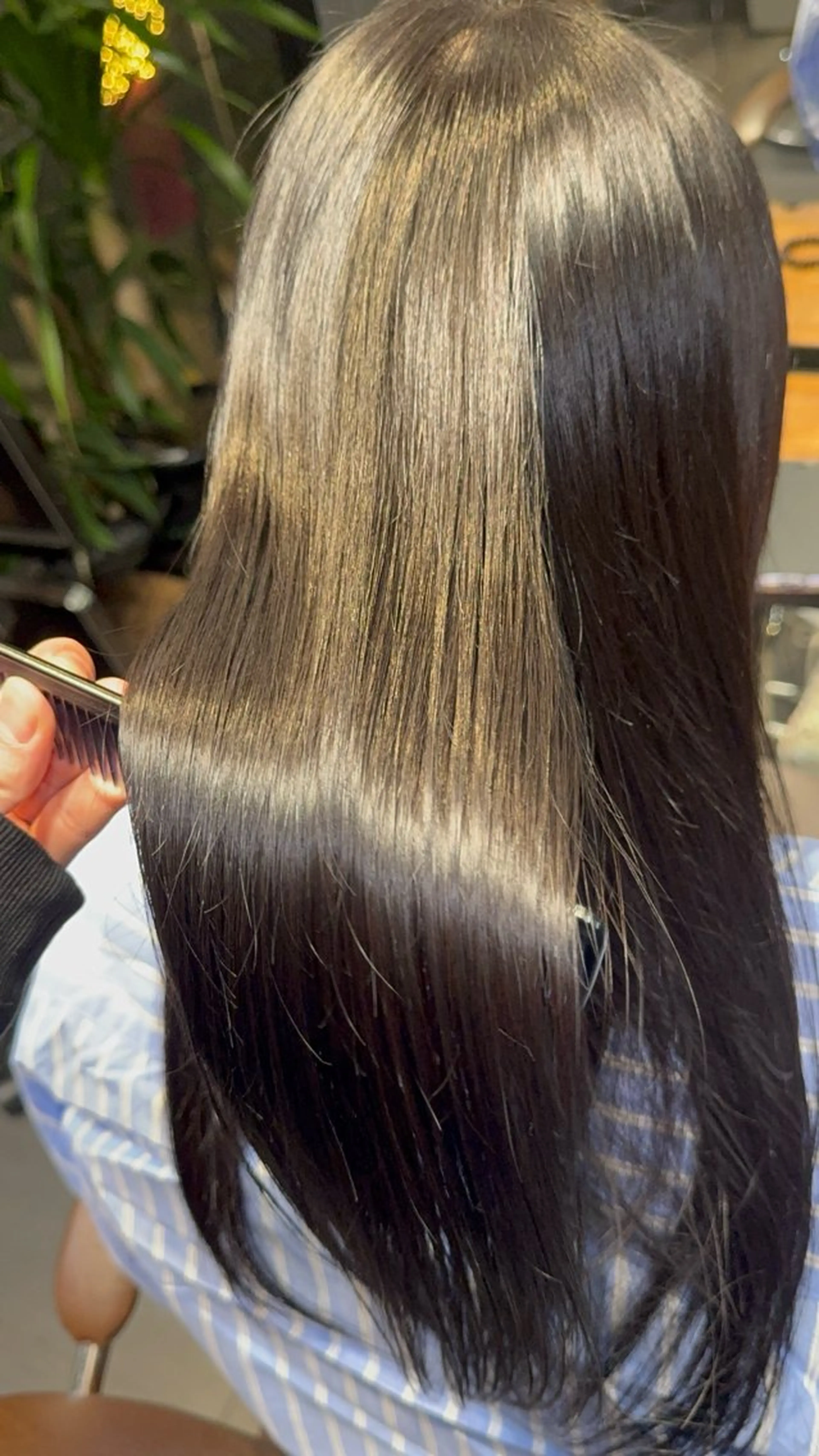 【✨平日限定✨】透明感がある落ち着いたメテオトリートメントカラーと3step トリートメント付き!の写真