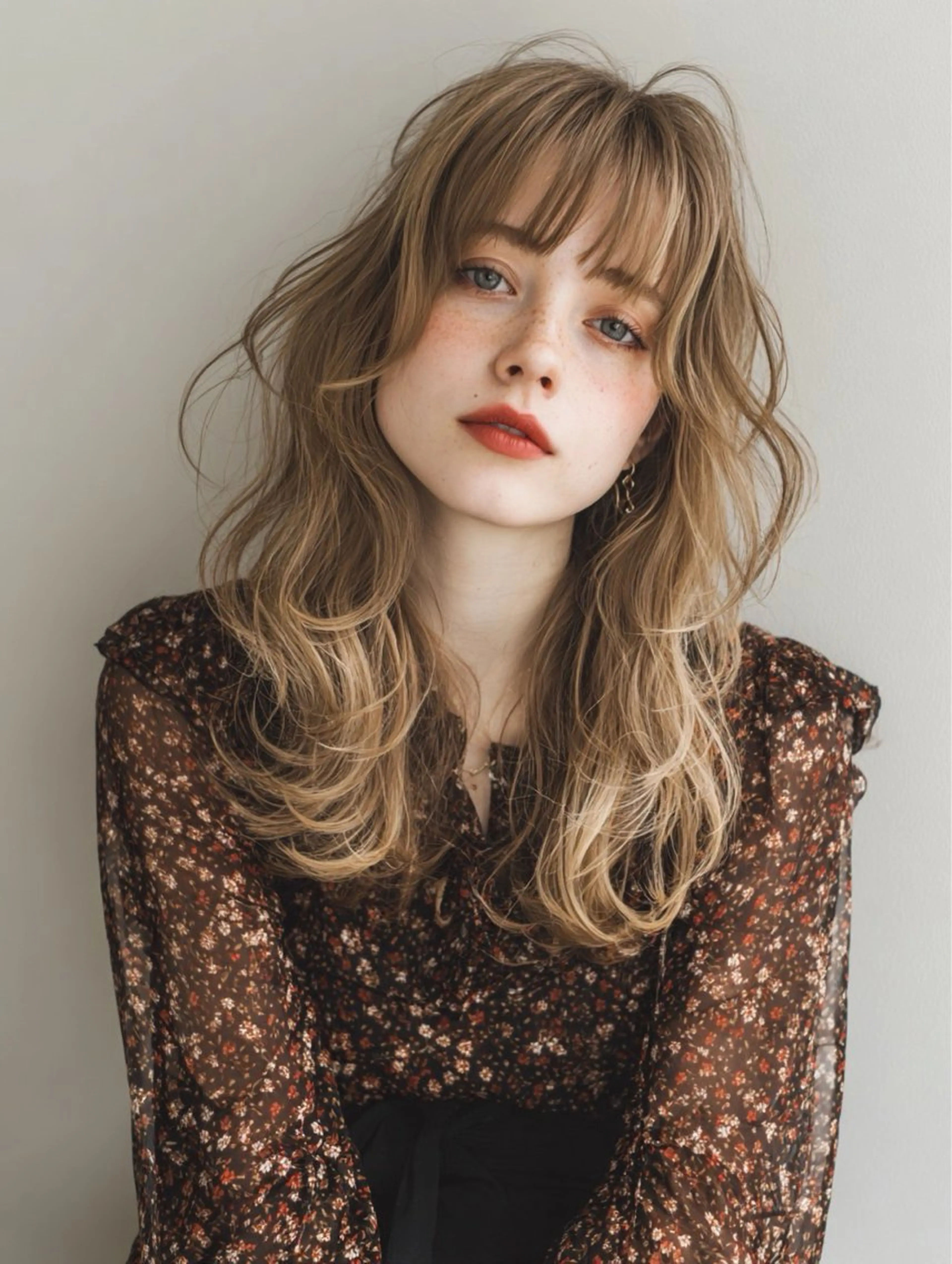 ロング カラー パーマ ヘアアレンジ メンズ メンズブリーチ アディクシーカラー ブリーチ 透明感カラー イルミナカラー カット ヘアカラー トリートメント 新宿駅近♡友達とOK 🦋W -ワット -のヘアスタイル