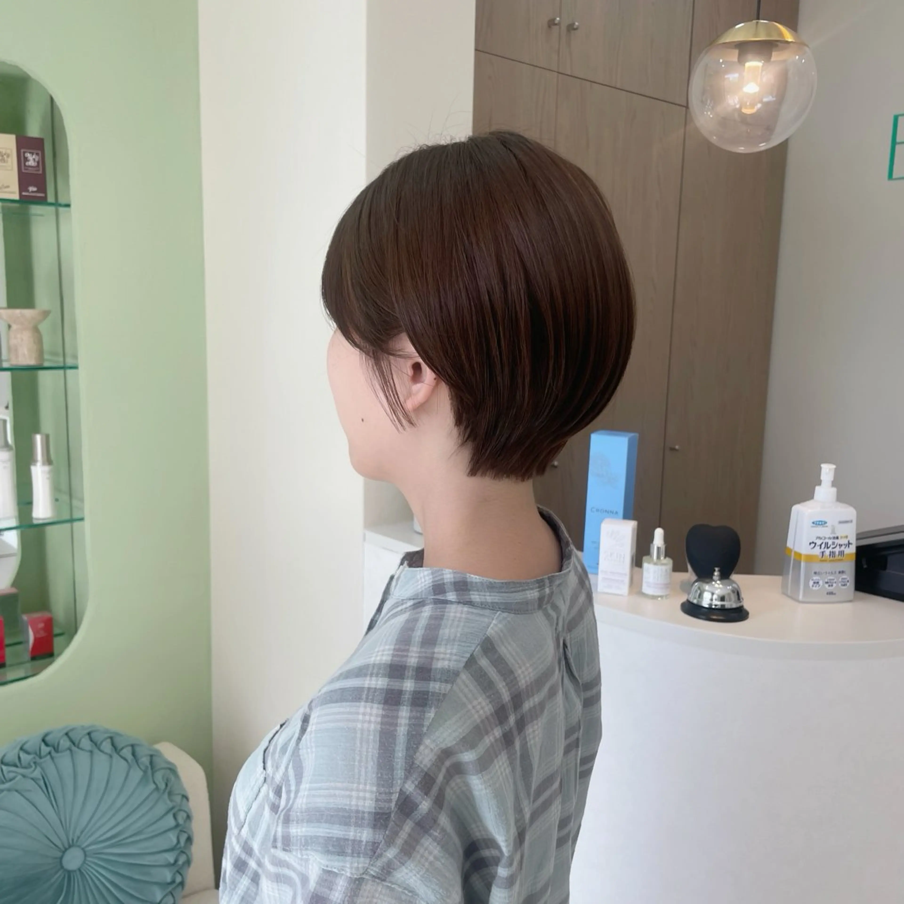 ショート カラー ショートヘア 🫧透明感カラー🫧 古川穂果のヘアスタイル