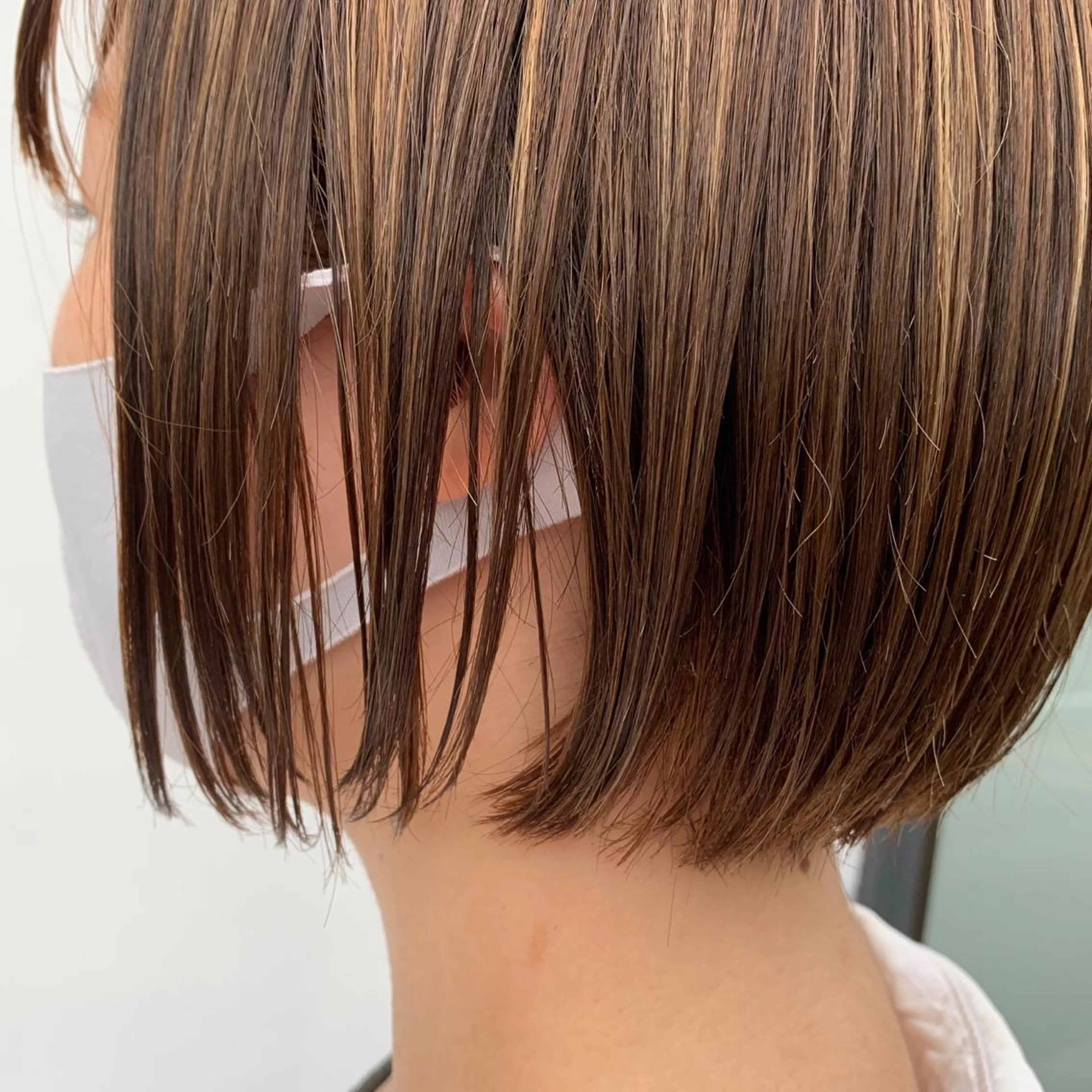 ミディアム カット ヘアカラー ショートスタイル /tomo.のヘアスタイル