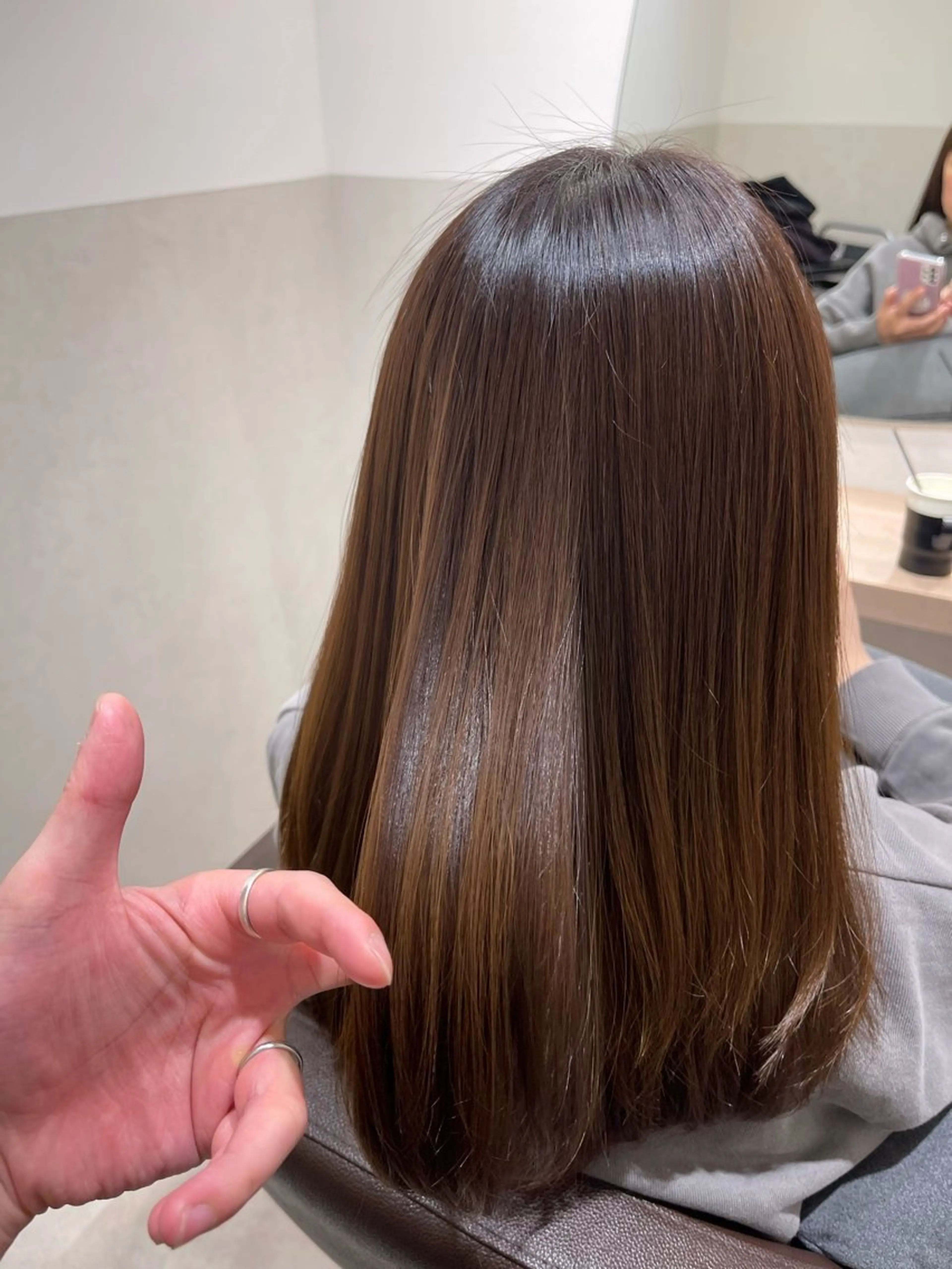 ミディアム 髪質改善 トリートメント ヘアカラー トリートメント ⭕️ショート/本山/ まきのきょうへいのヘアスタイル