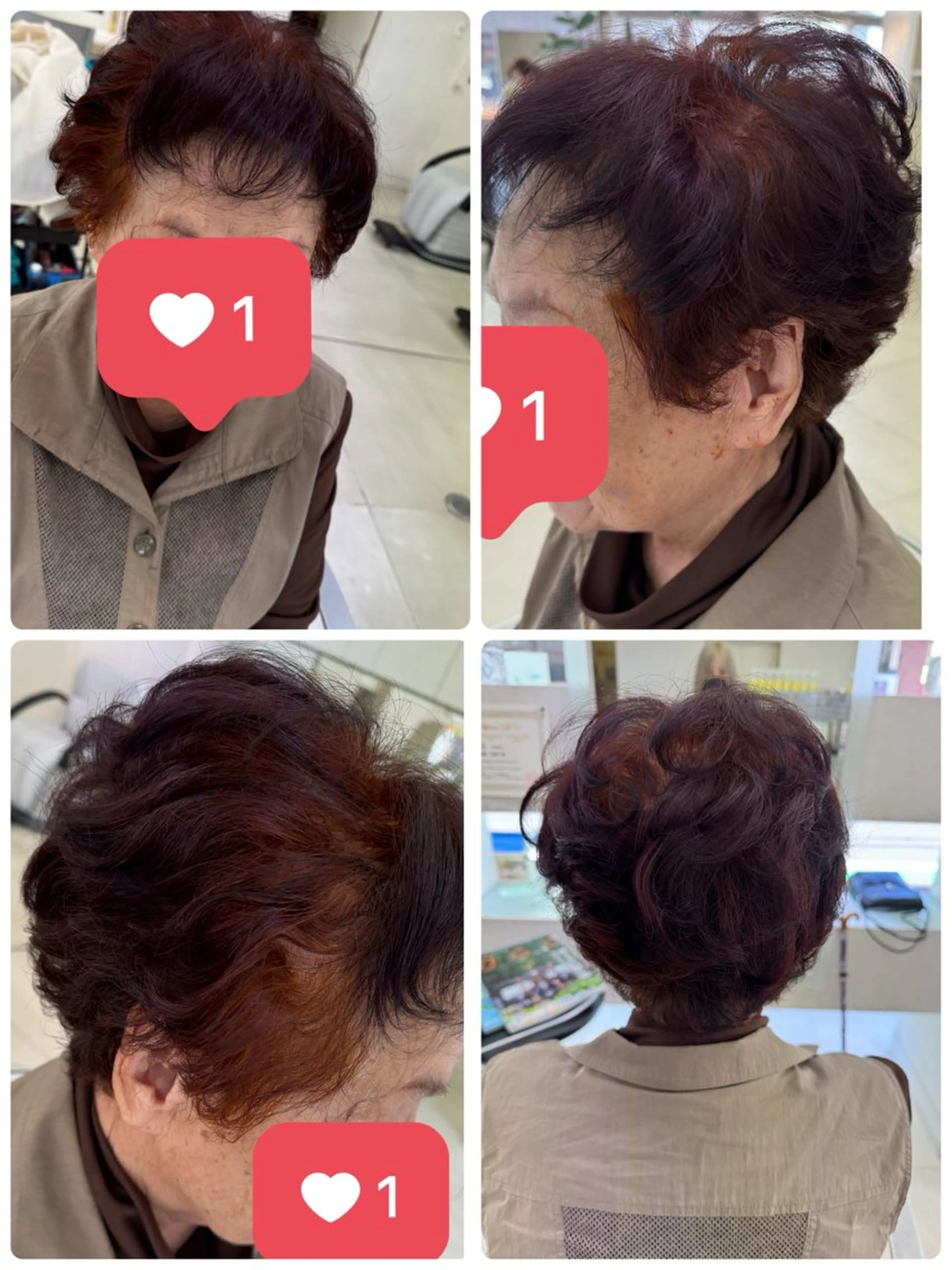 タカハシ リナのヘアスタイル