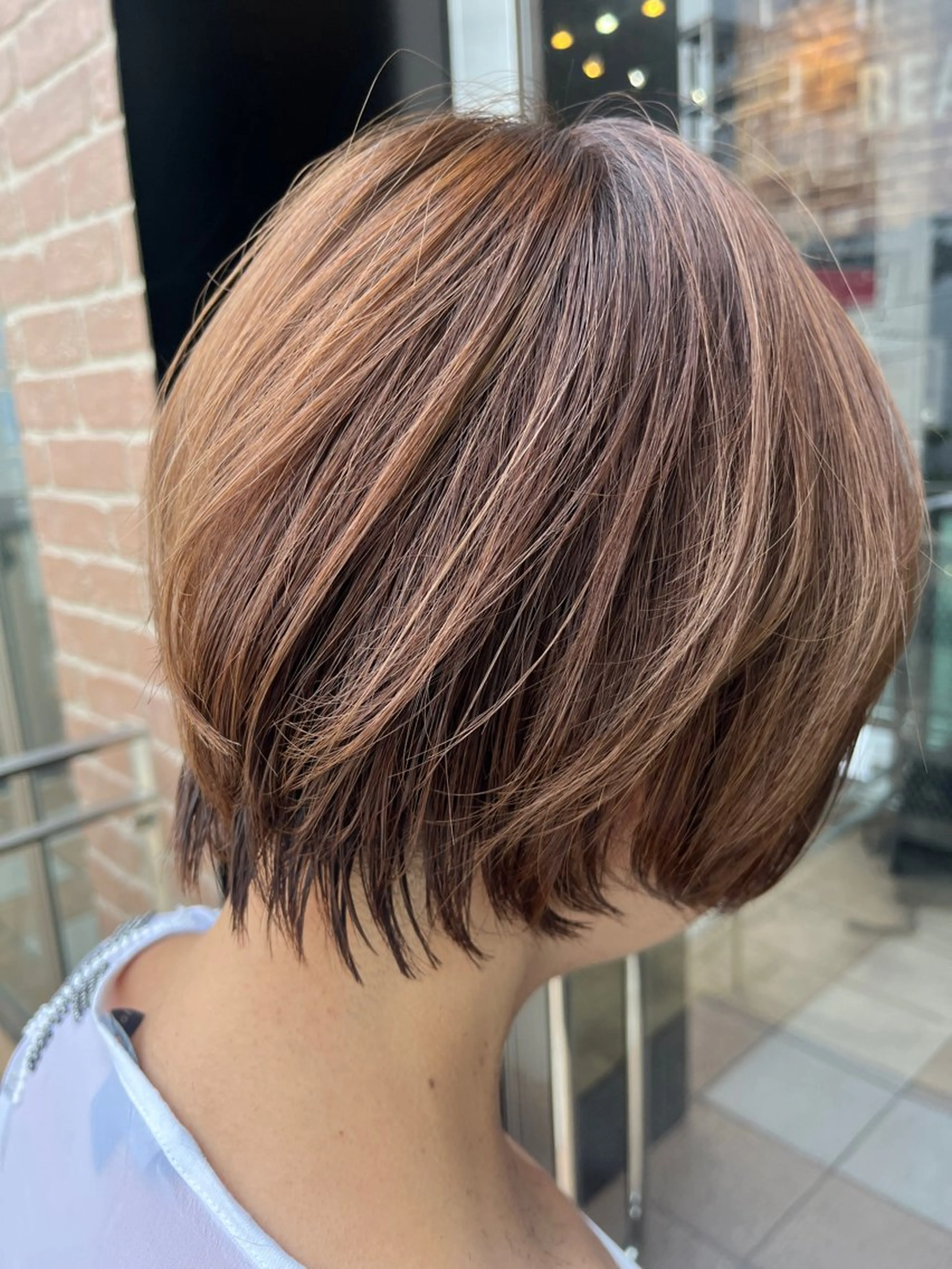 ショート カラー 久木原 ゆりのヘアスタイル