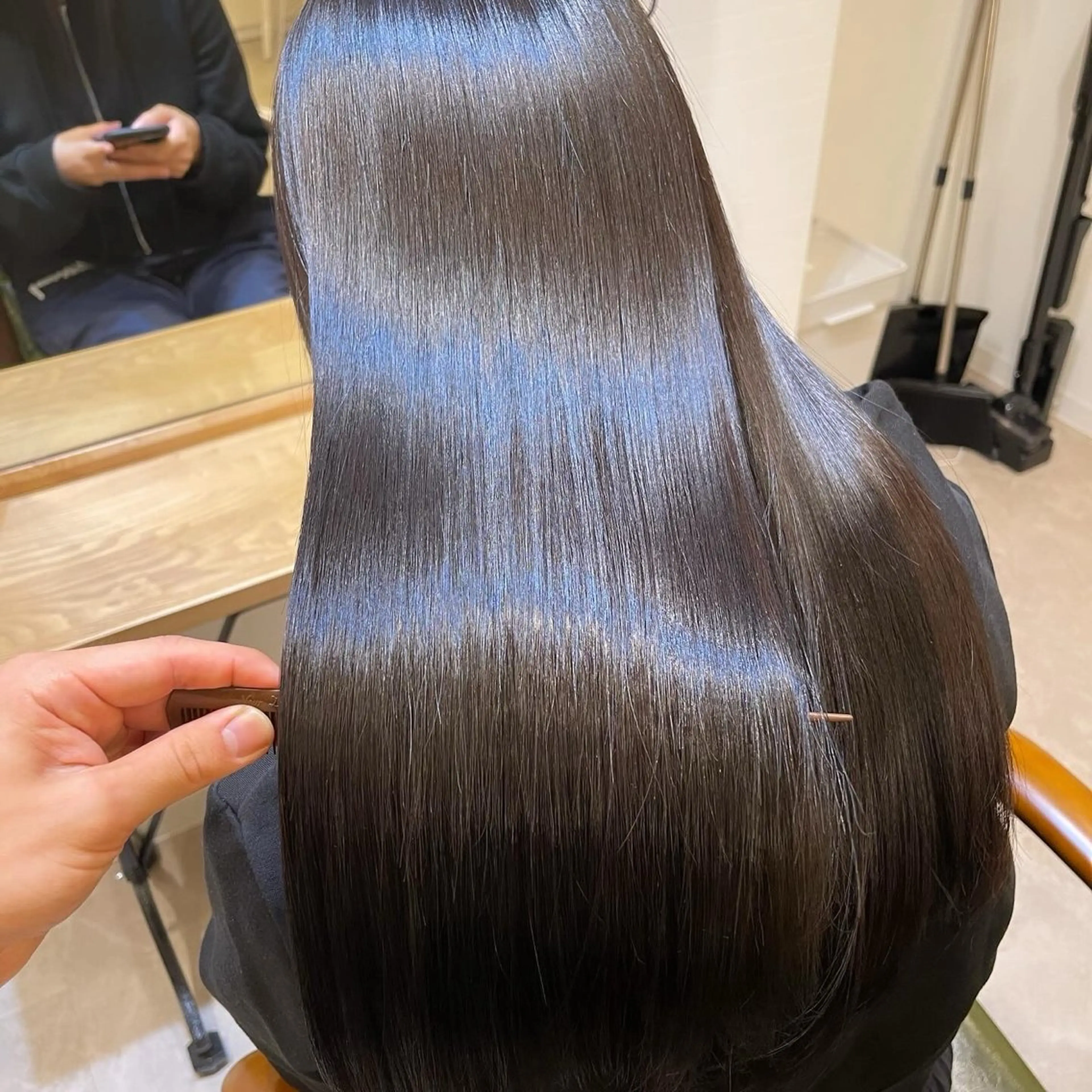 ロング 縮毛矯正 縮毛・酸性ストレート 特化のヘアスタイル