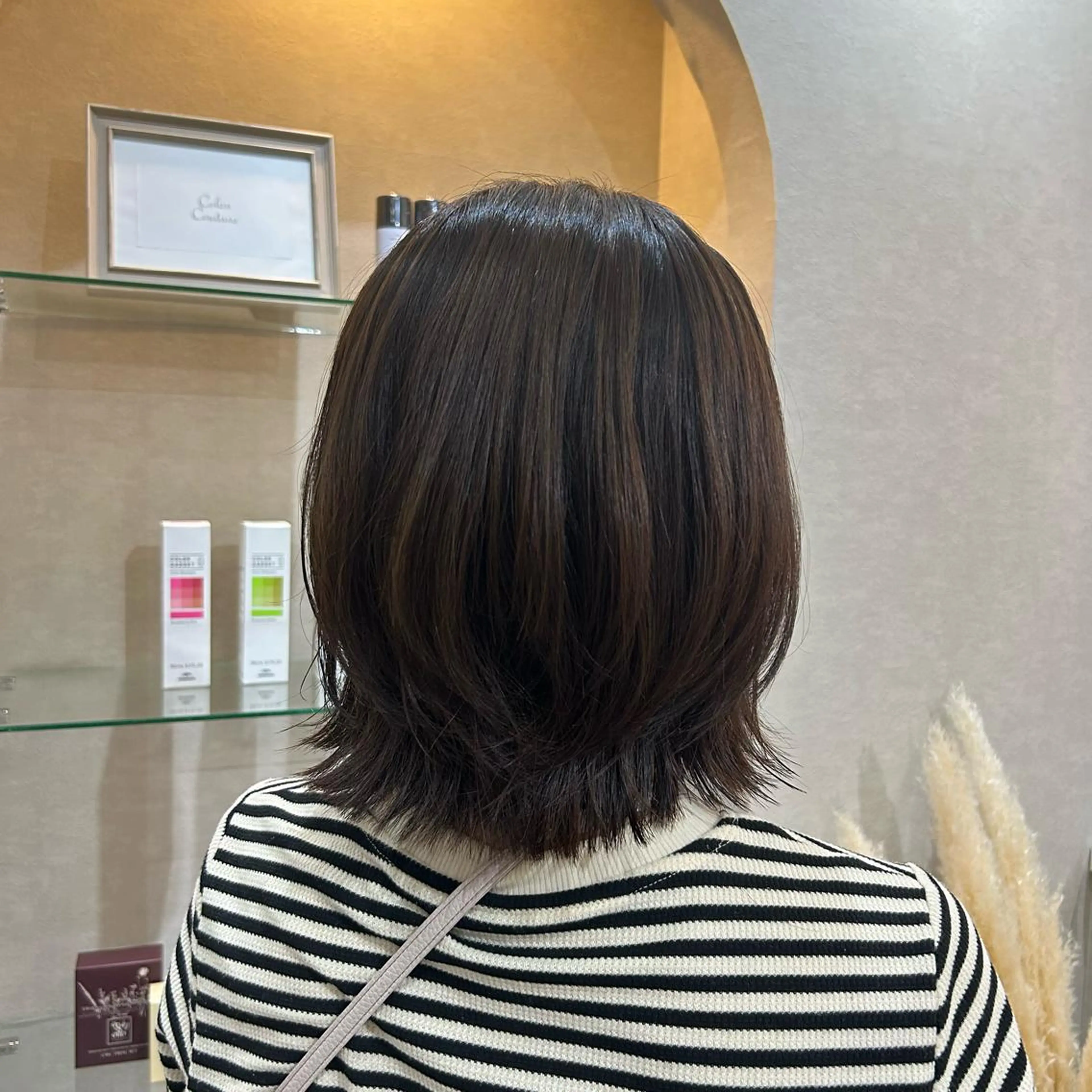 ショート カラー ヘアアレンジ ボブレイヤー ボブ レイヤーカット 💠 AYAKA💠のヘアスタイル