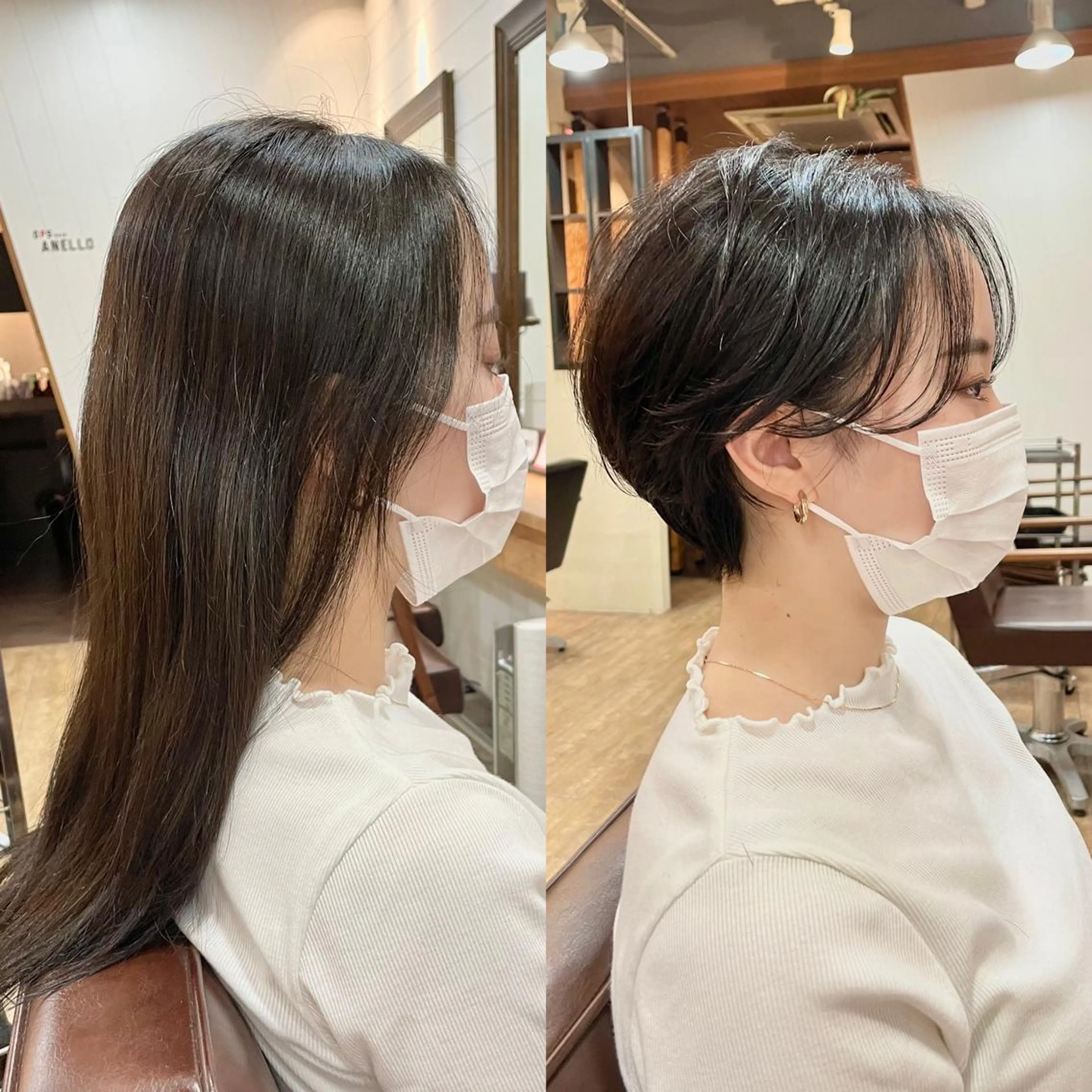 ショート ショート/ボブ/ メンズ/縮毛矯正のヘアスタイル