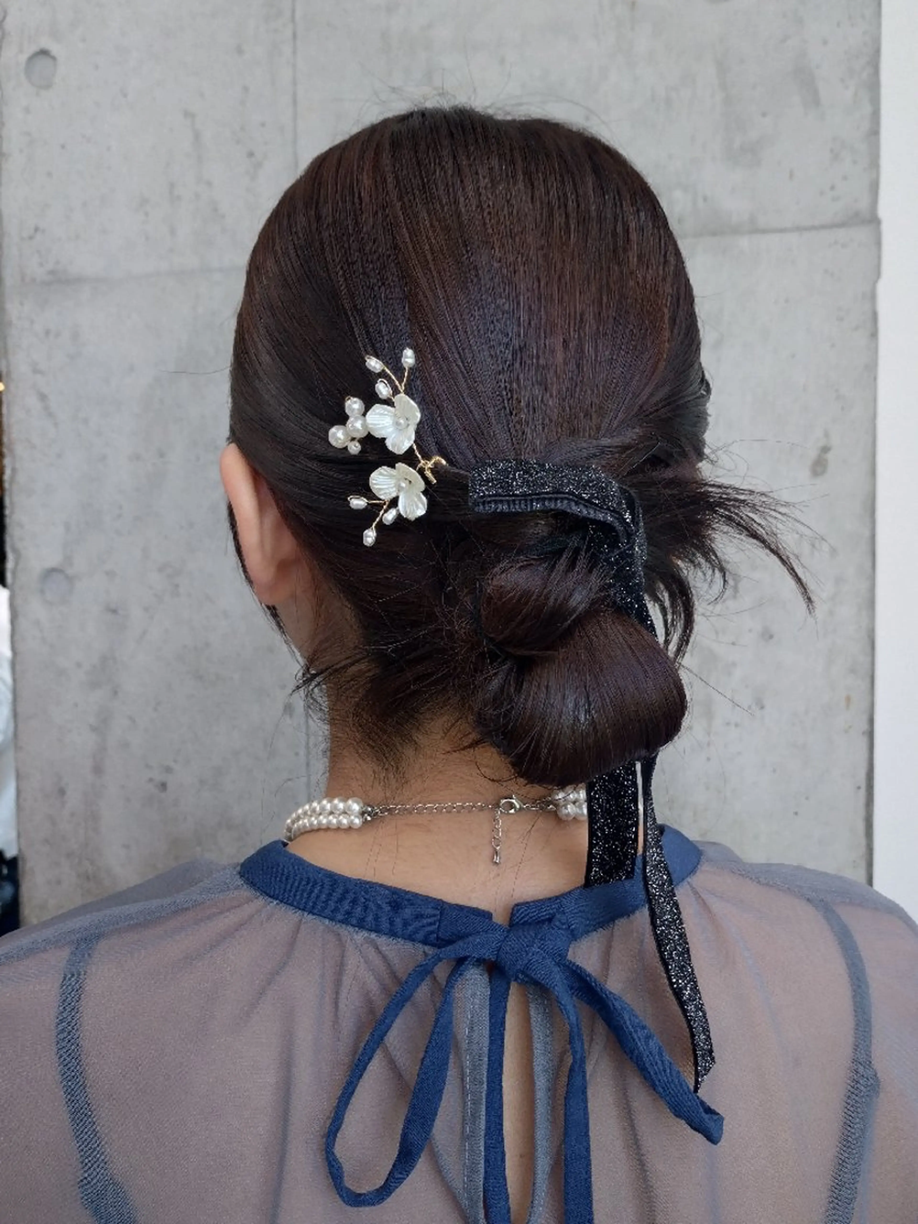 ミディアム ヘアアレンジ ヘアセット ヘアアレンジ/柔らか 艶カラー/AKARIのヘアスタイル