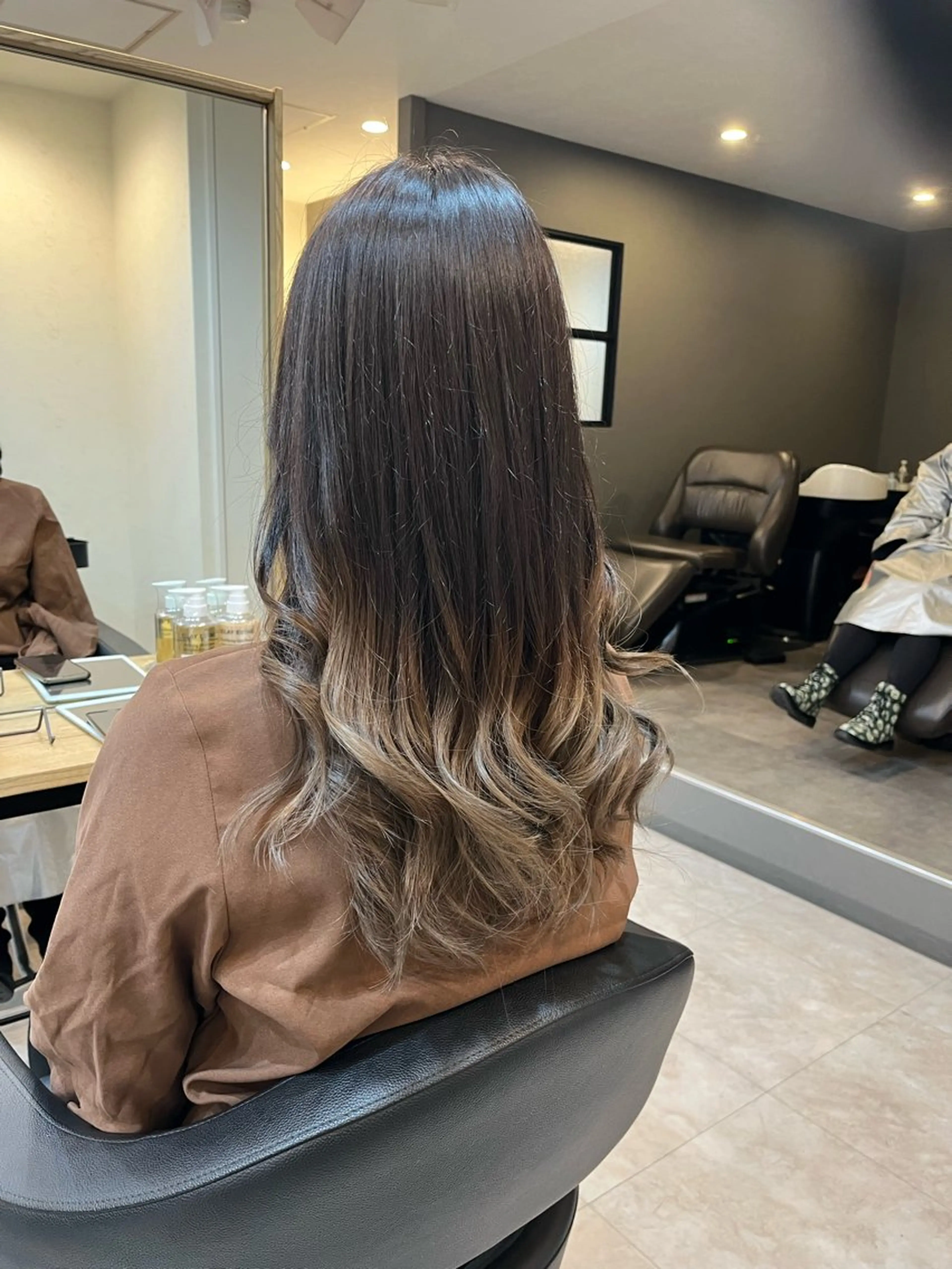 ロング ヘアカラー トリートメント 仁和山 健汰のヘアスタイル