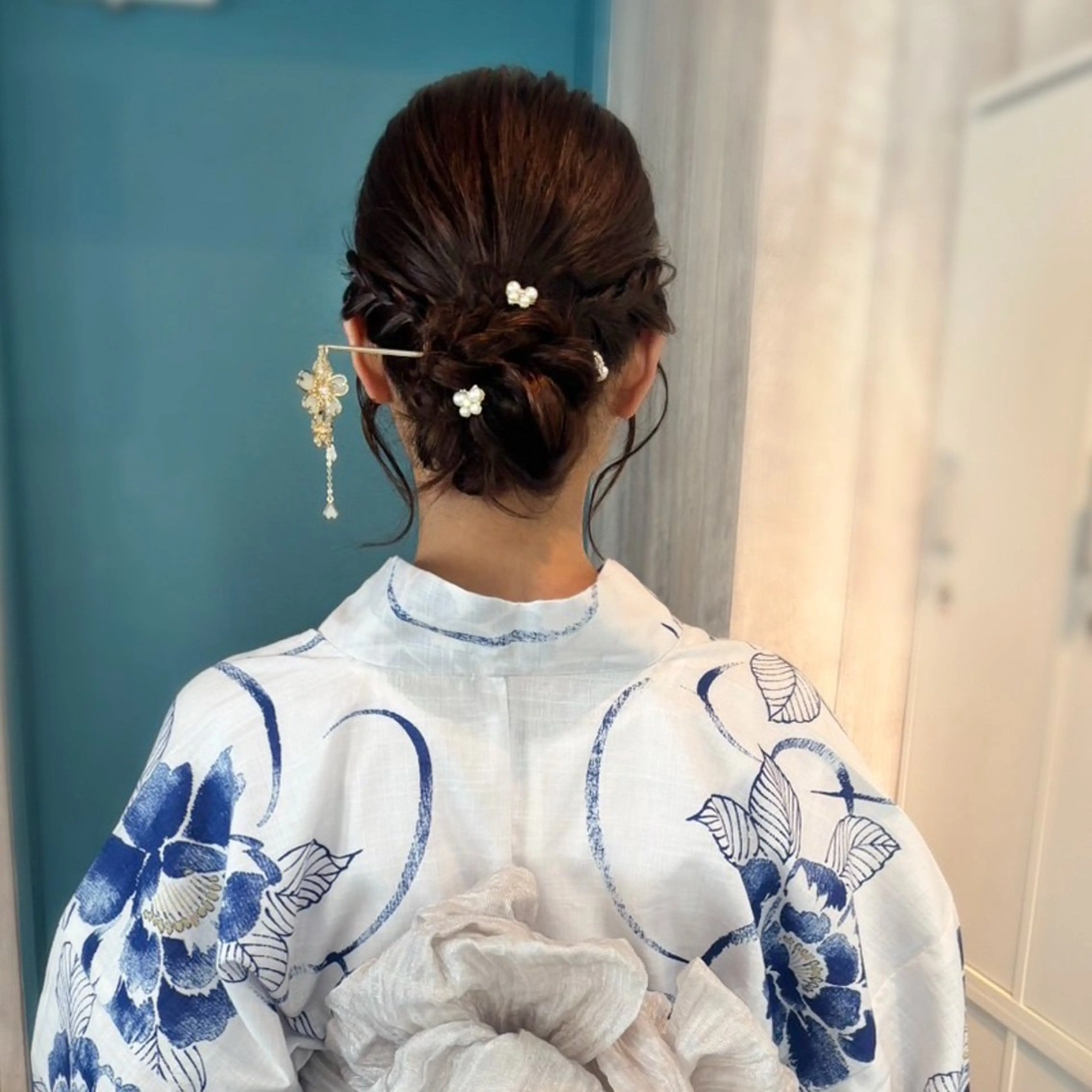 ロング ヘアアレンジ 浴衣 着付け iMiuqelo所属・Hair/Make- up❤︎saOsaのヘアスタイル