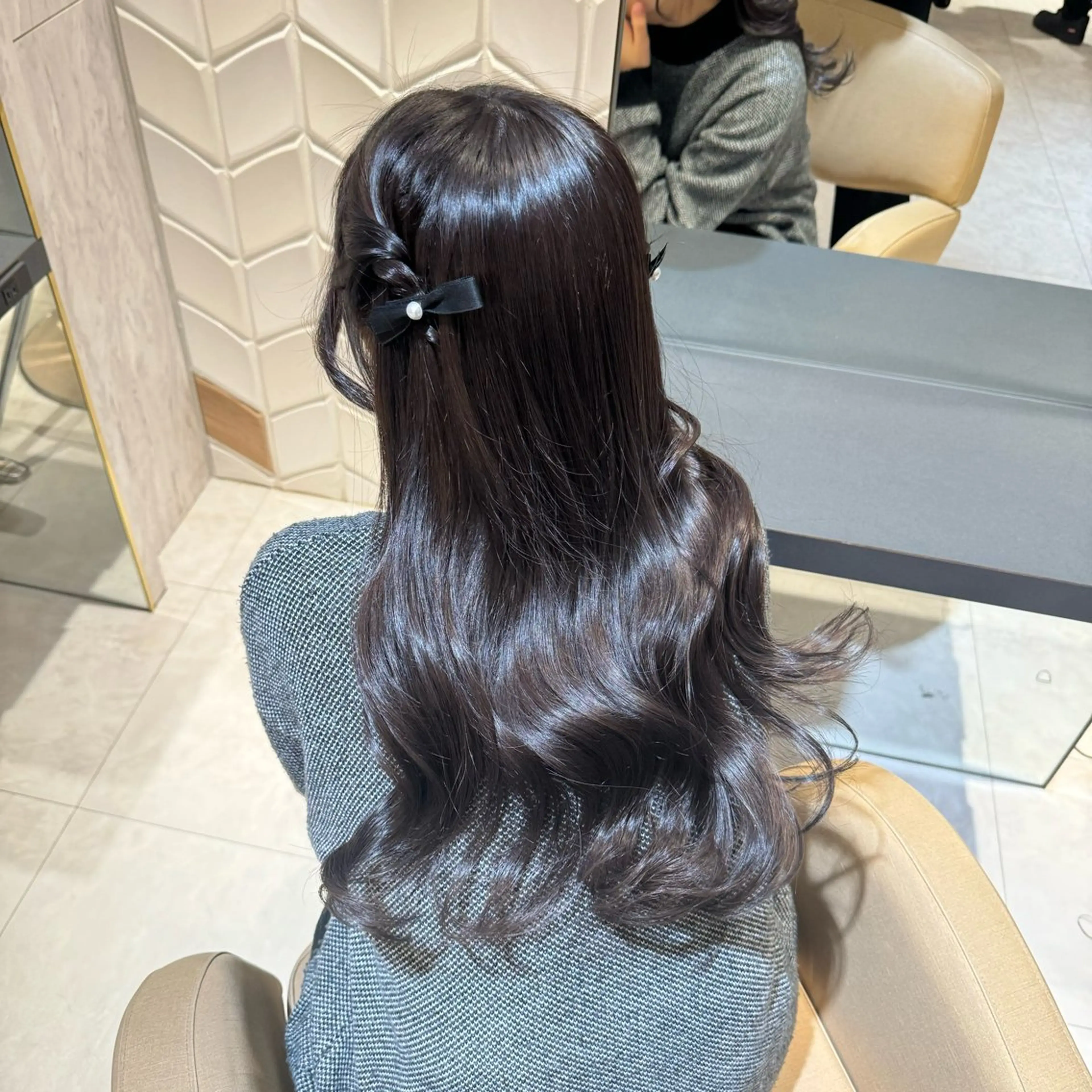 ロング カラー募集中 広井優菜のヘアスタイル