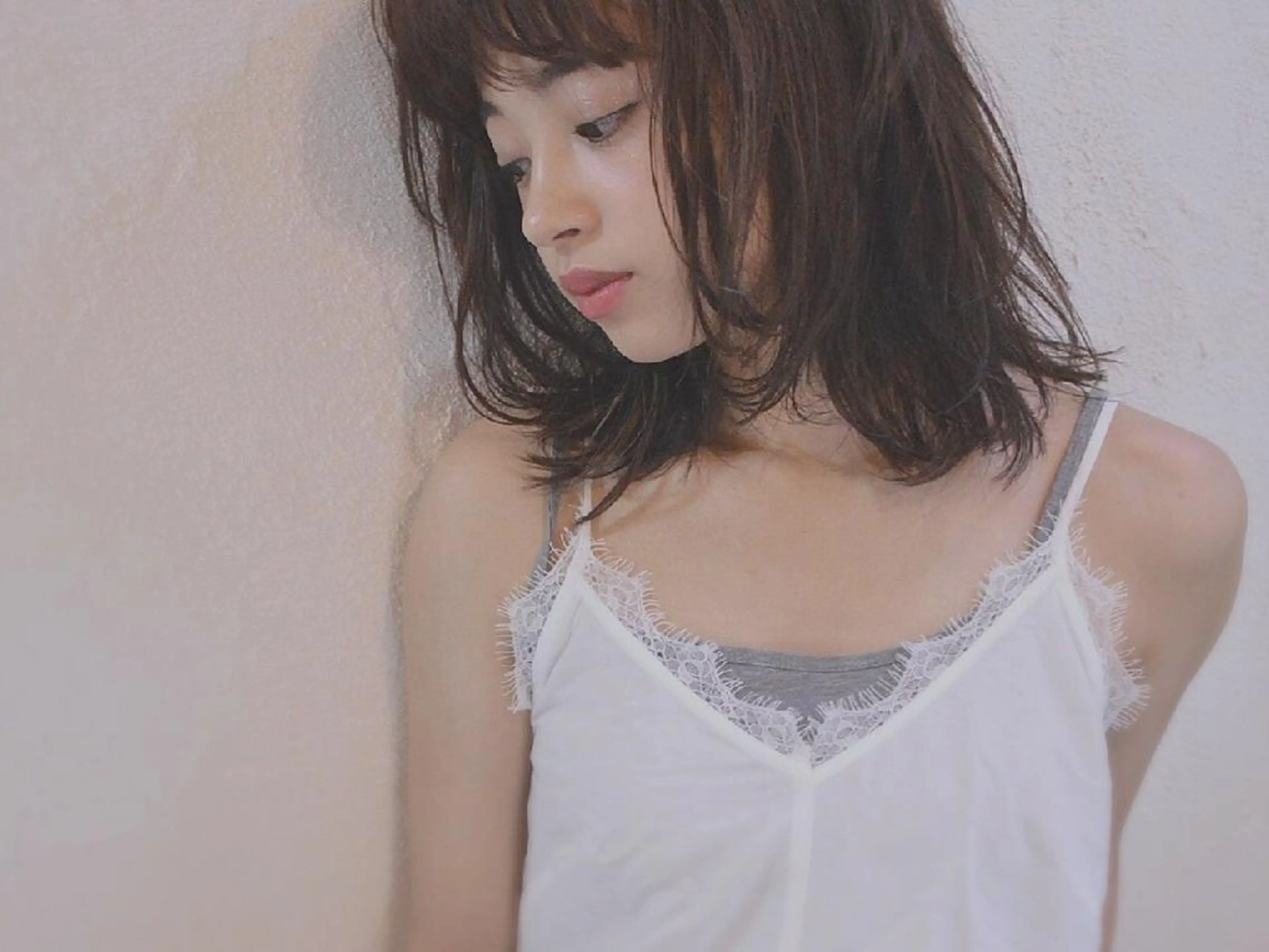 ミディアム カラー パーマ カット パーマ トリートメント 小顔ショート✁ ⁂Yukari⁂のヘアスタイル