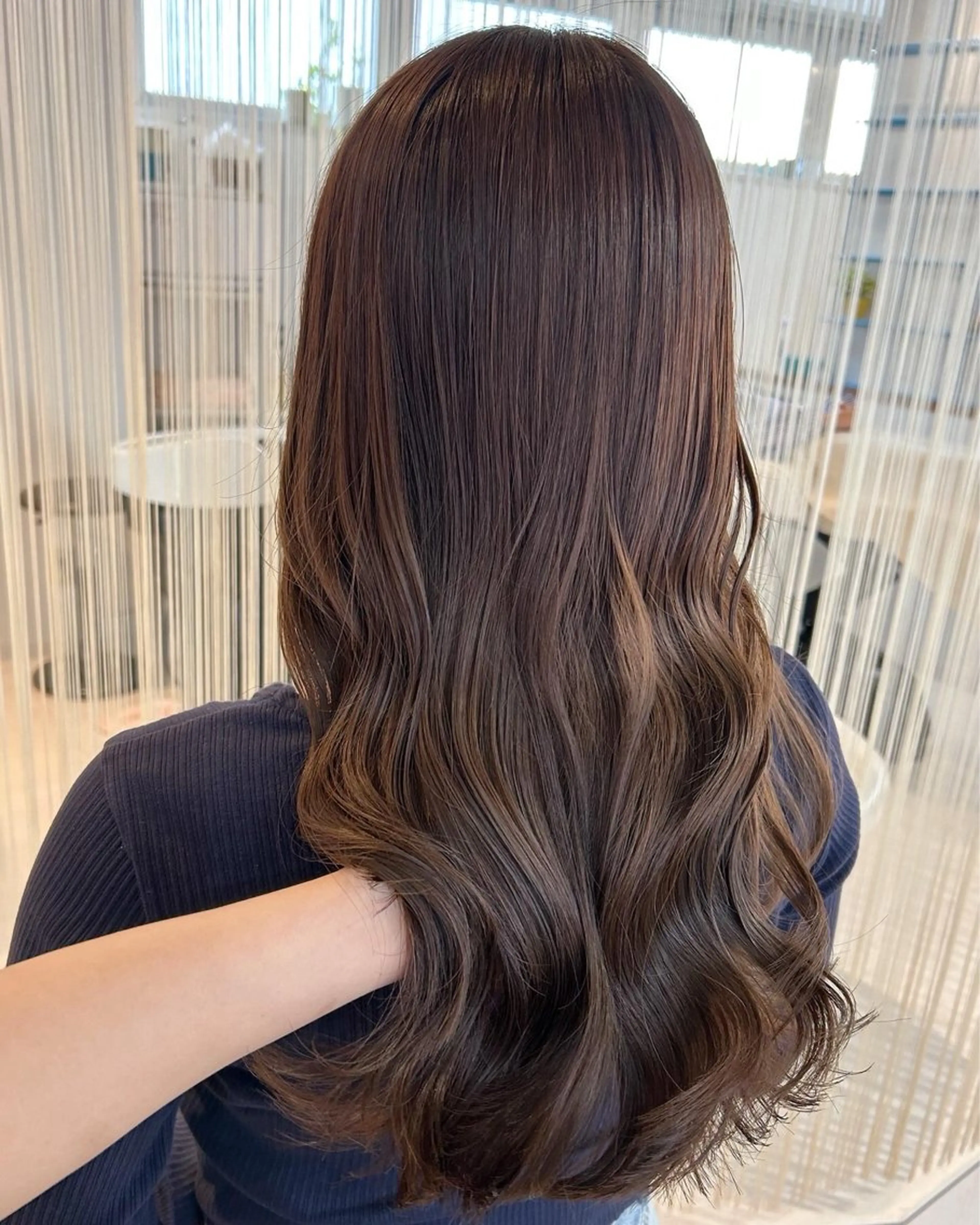 ロング カラー ベージュカラー ブラウンカラー 透明感カラー カット ヘアカラー トリートメント ヘッドスパ なつき/艶ピンク/ girly hairのヘアスタイル