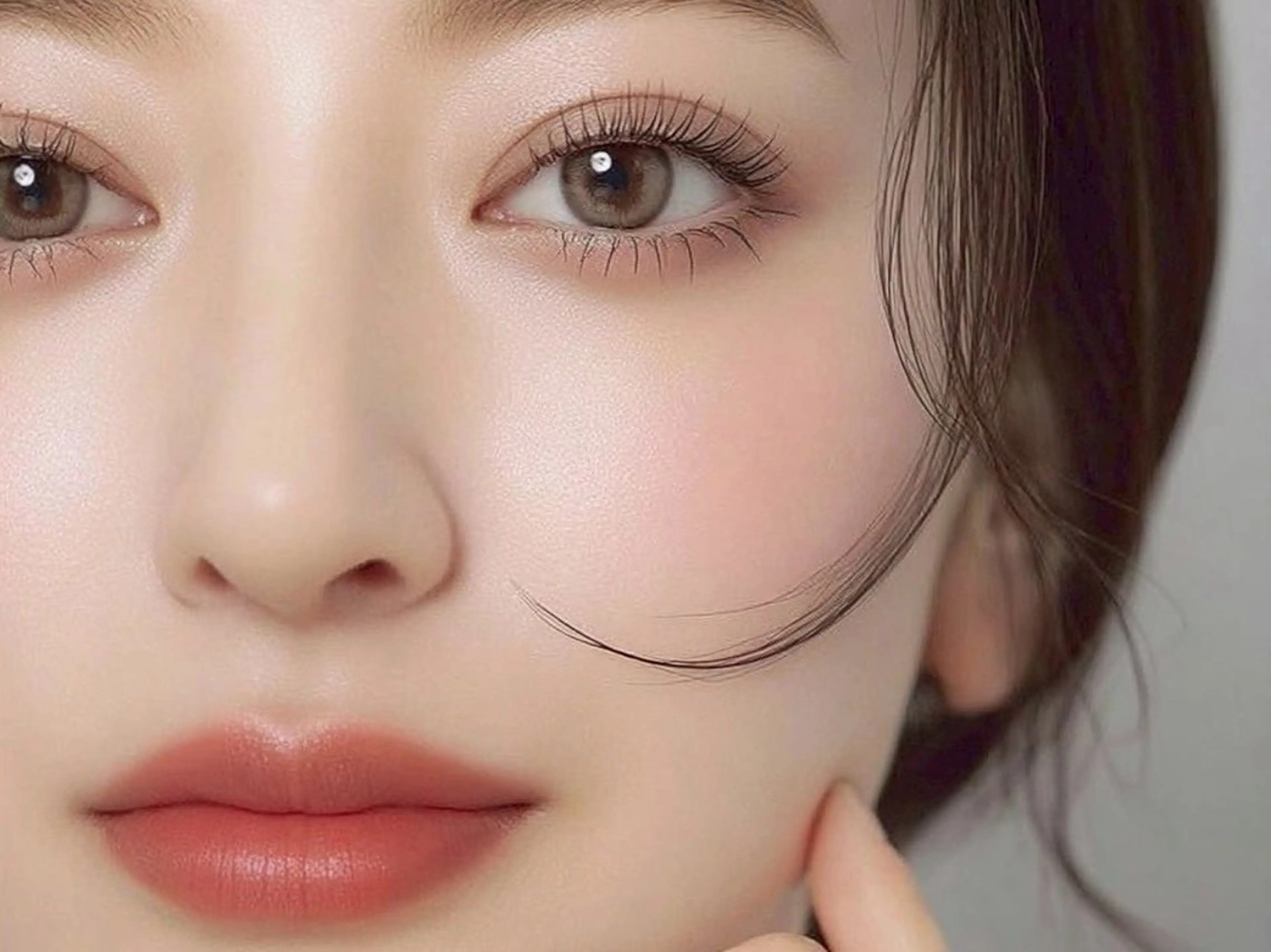 マツエク・マツパ 束感まつ毛 フラットラッシュ 韓国風マツエク ナチュラル 一重×まつ毛パーマ kokone /天王寺🍒のマツエク・マツパデザイン