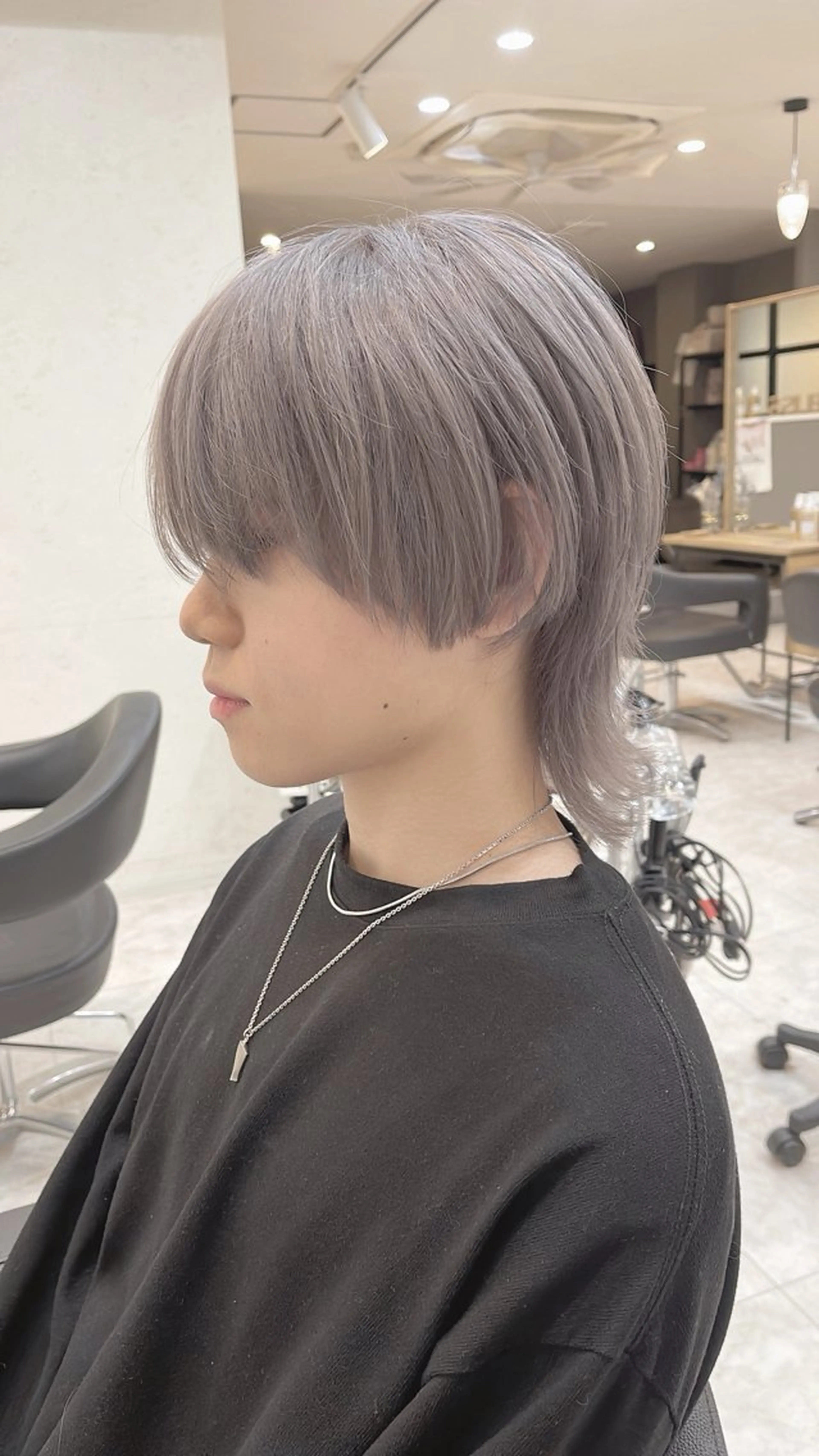 カラー シマオカイッセイ 個室サロンaceのヘアスタイル
