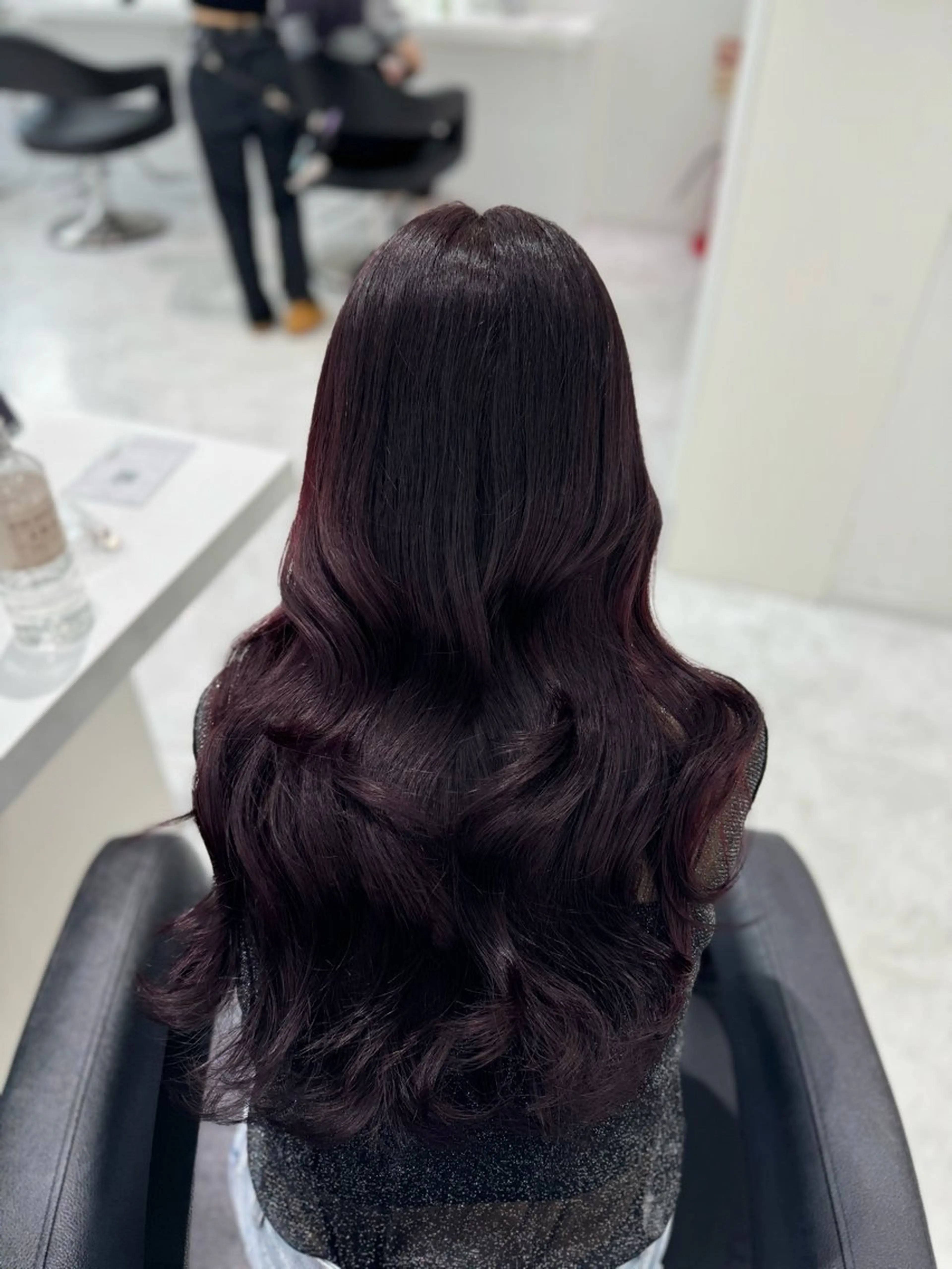 ロング カラー ヘアアレンジ メンズ メンズブリーチ ブリーチ カシス ラベンダーカラー ブリーチなしカラー 💗ブリーチなし暖色 kotono💗のヘアスタイル