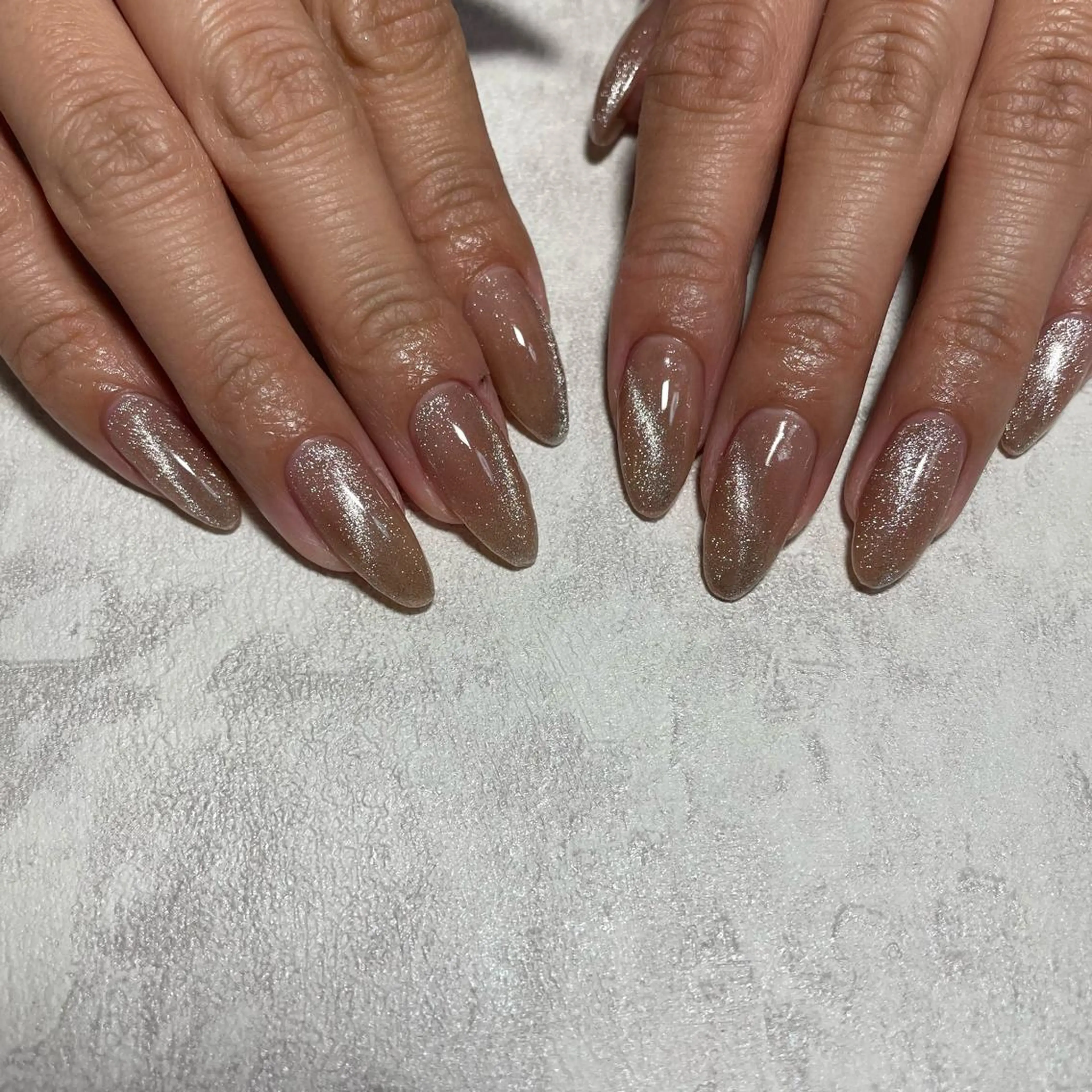 ネイル キラキラネイル マグネットネイル Li aile eye&nailのマツエク・マツパデザイン