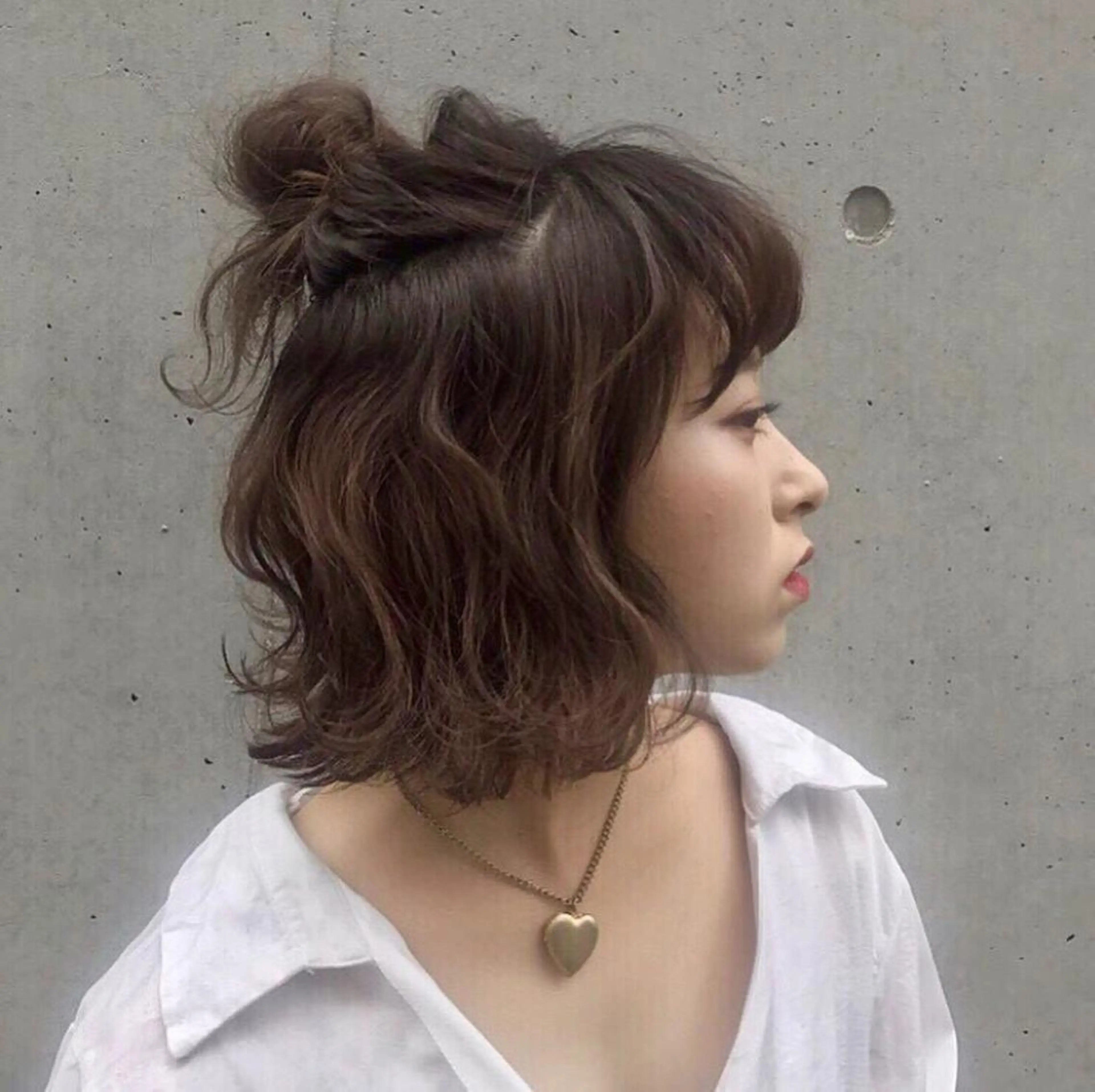 ミディアム カラー パーマ ヘアアレンジ O/ODER (official)のヘアスタイル