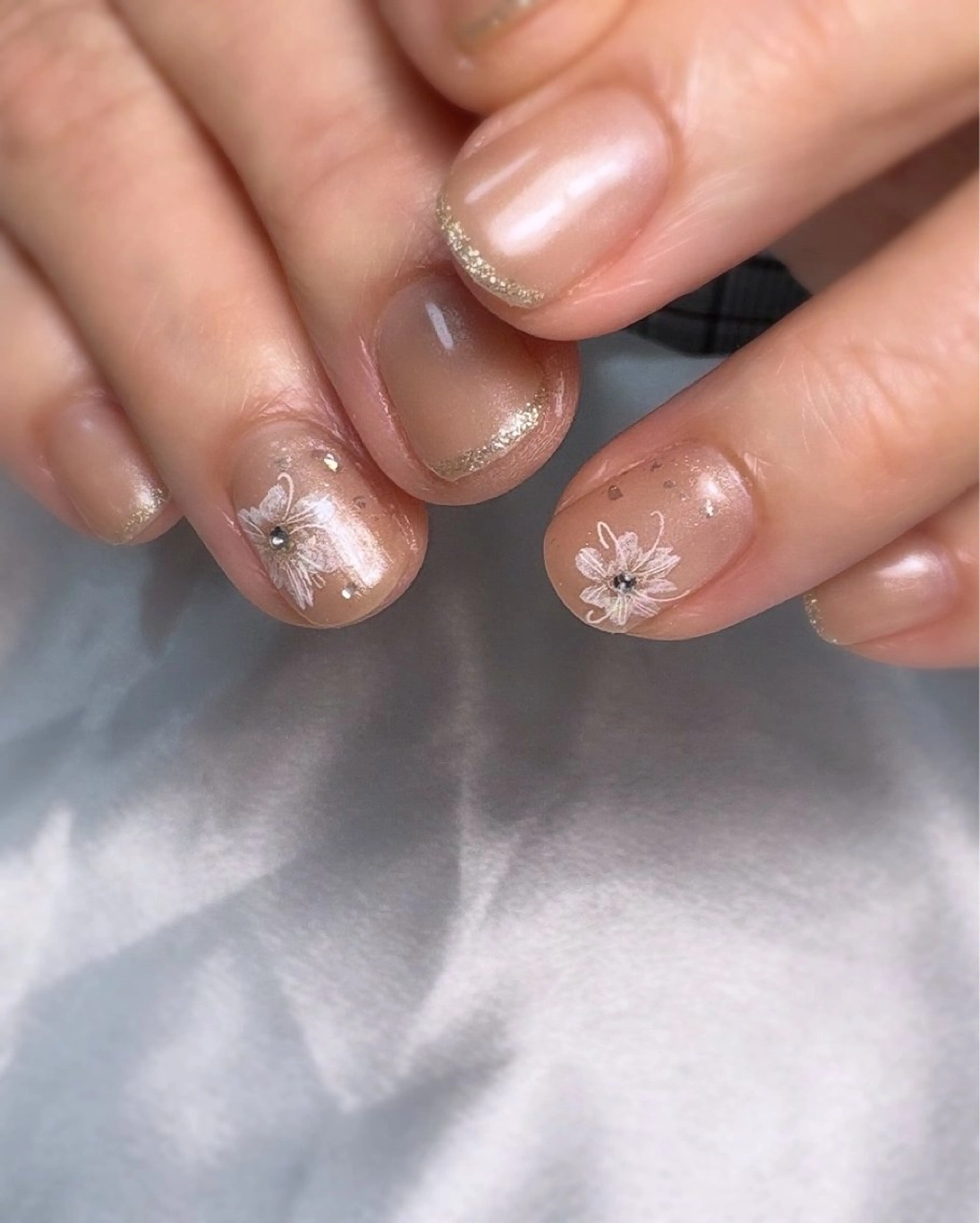 ネイル ラメ(グリッター) ハンドネイル nailsalon Ecliaのネイルデザイン