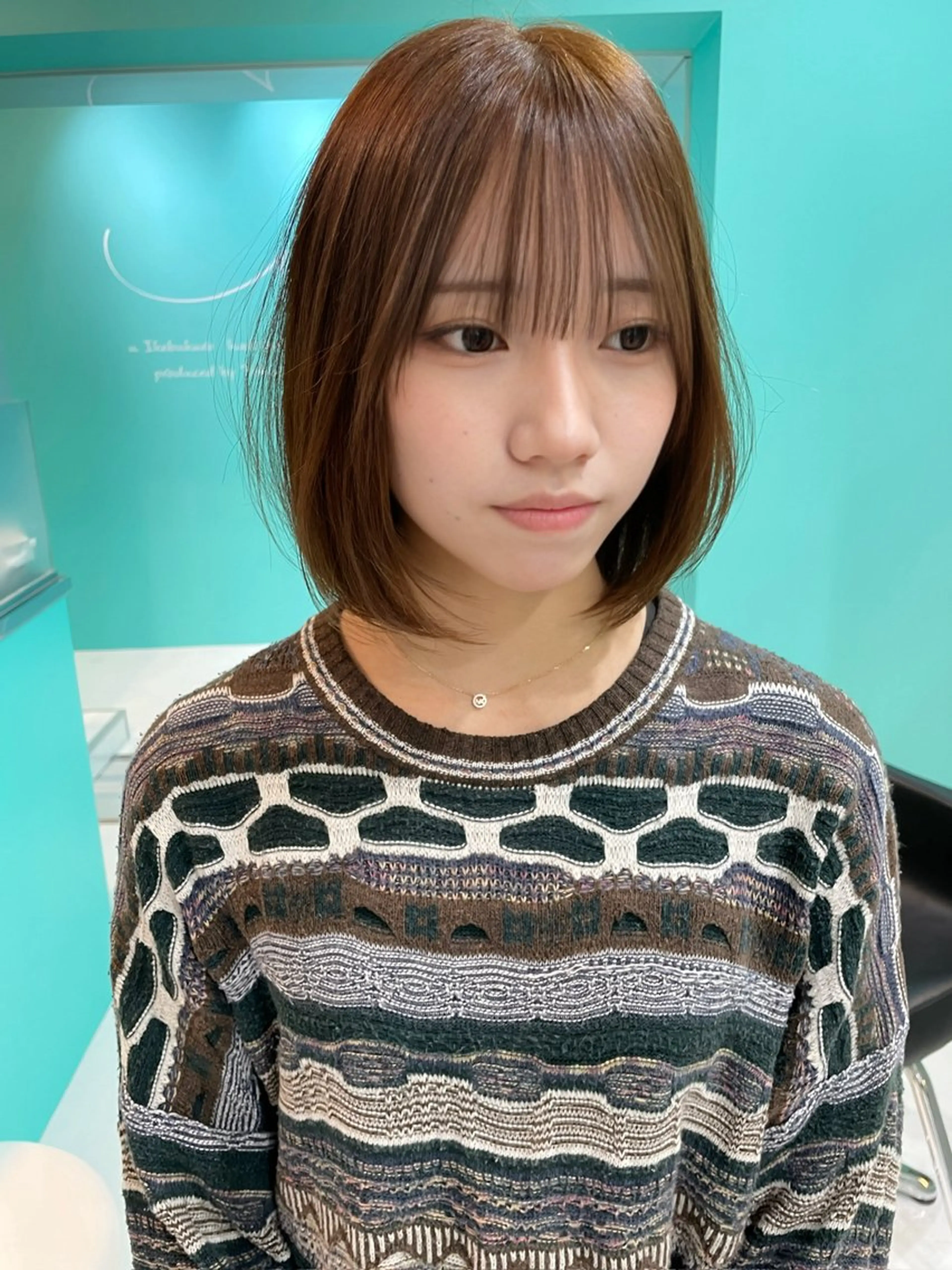 【ブリーチメンテナンス45日以内は1カラーで👍】1カラー(ブリーチなし)＋艶☆☆トリートメント✨の写真