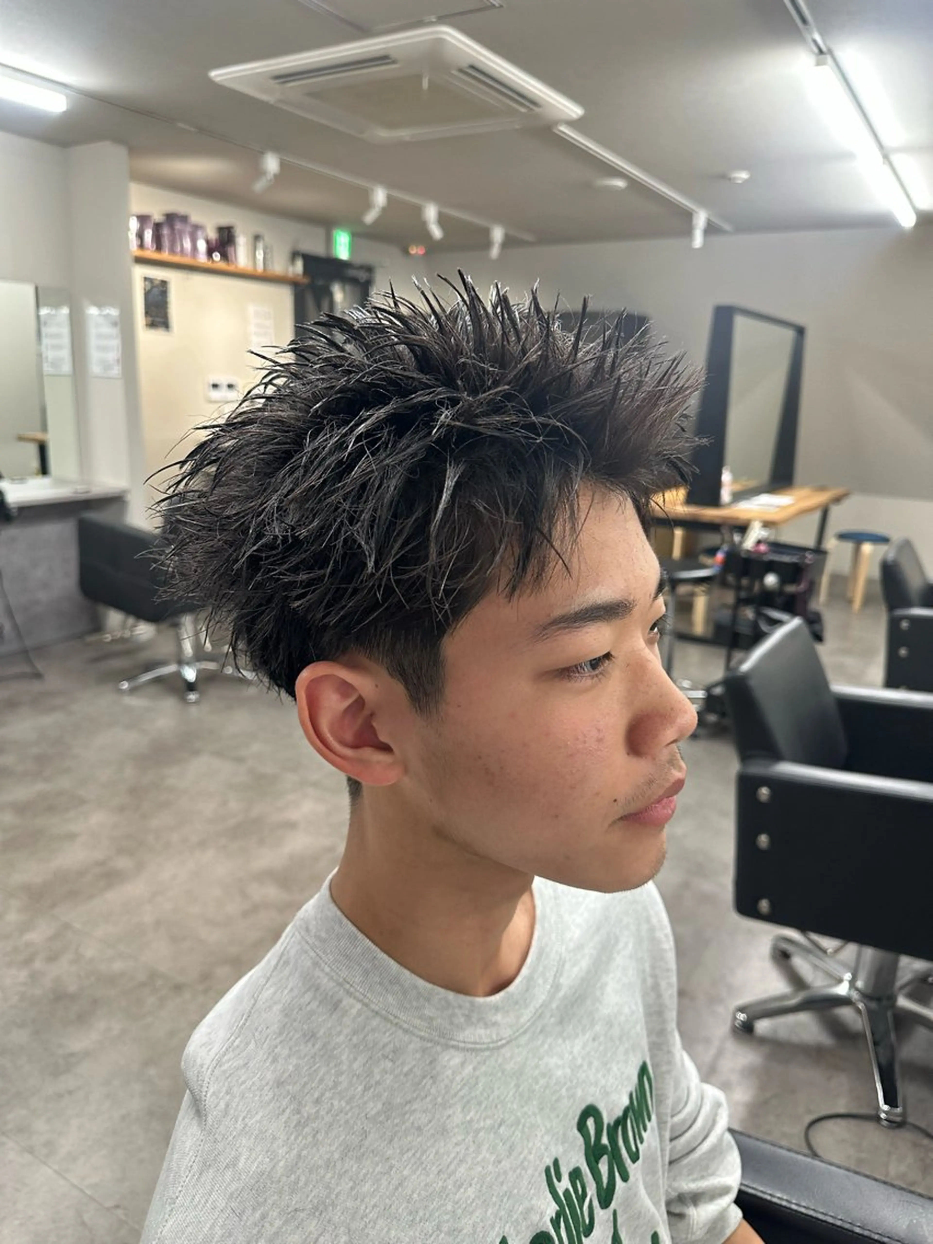 ショート メンズ カット 立川メッシュパーマ 特化/けんしょうのヘアスタイル