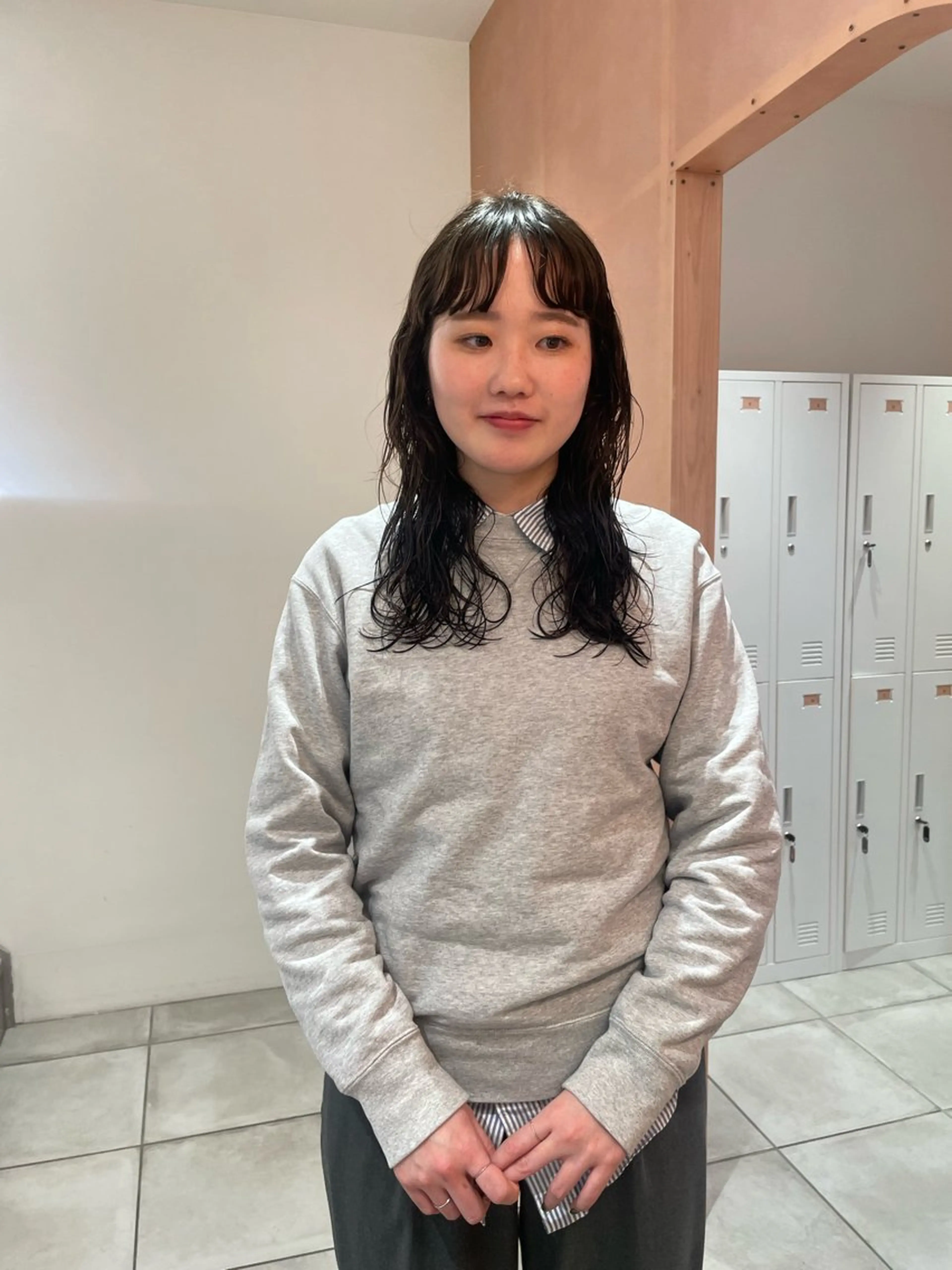 【揺れる前髪で抜け感ヘア】🌳カット+前髪パーマ¥5900の写真