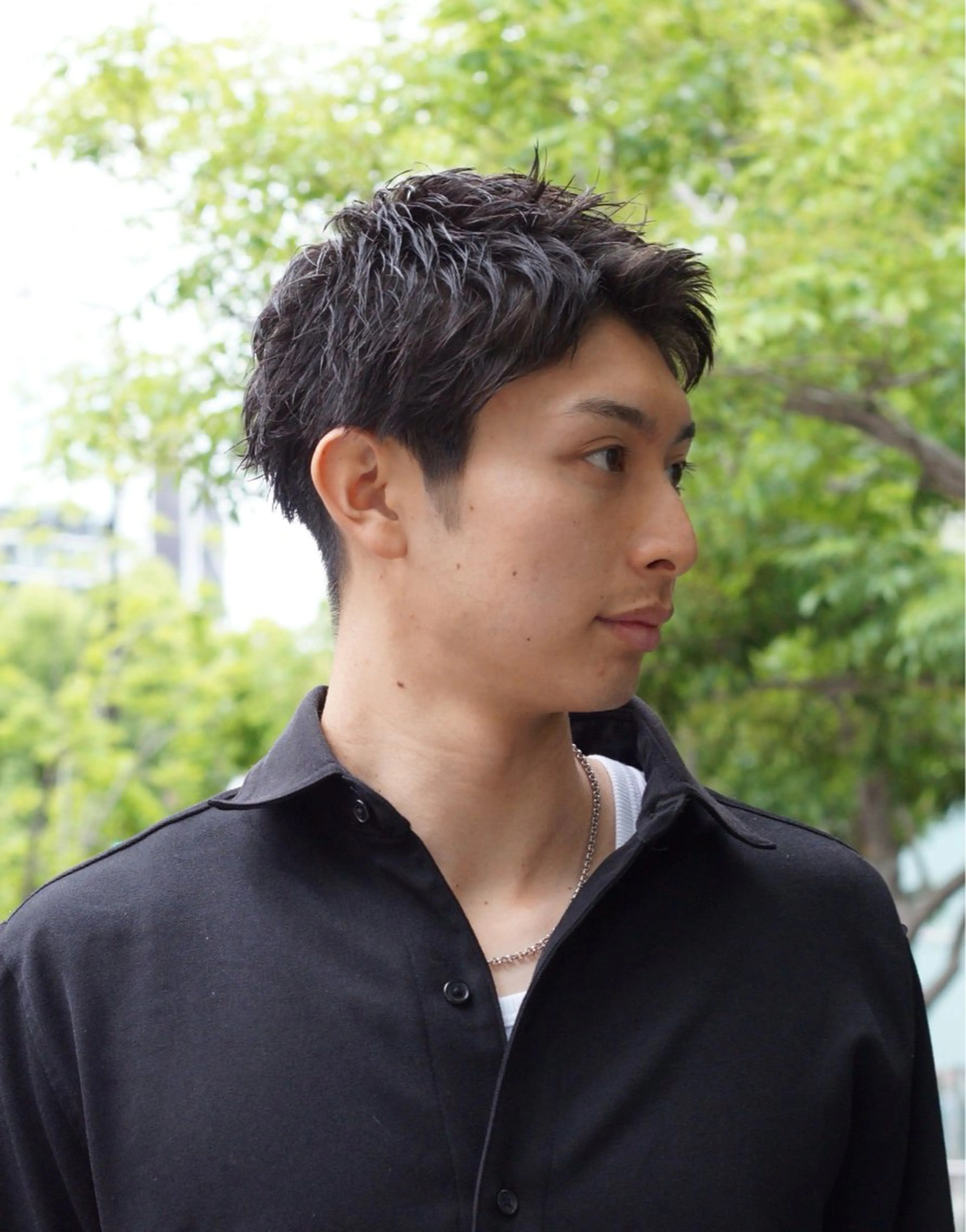 ショート パーマ メンズ メンズ特化美容師/栄 /本間さつきのヘアスタイル