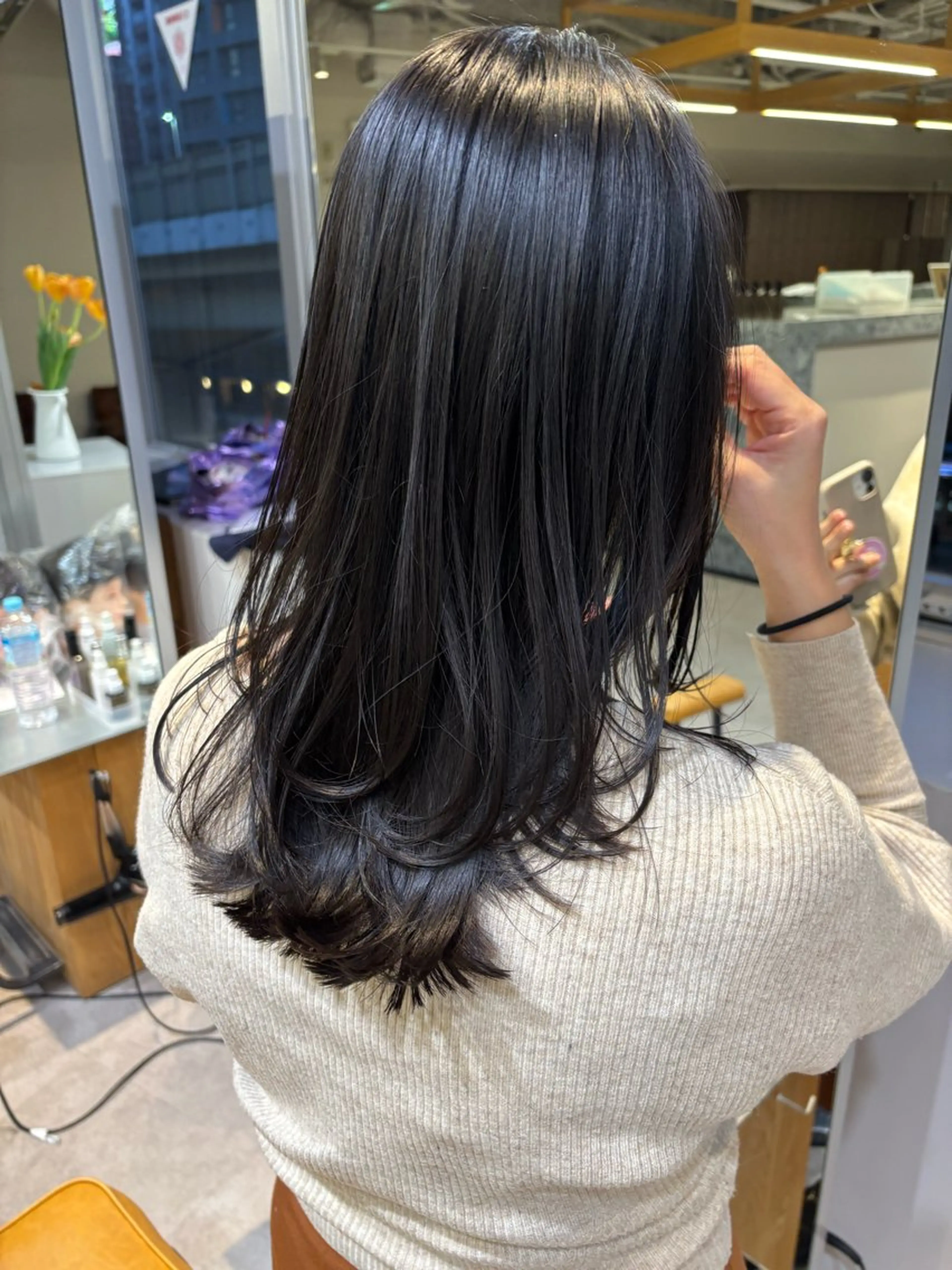 ミディアム カット 梅田美容室/カット /Maoのヘアスタイル