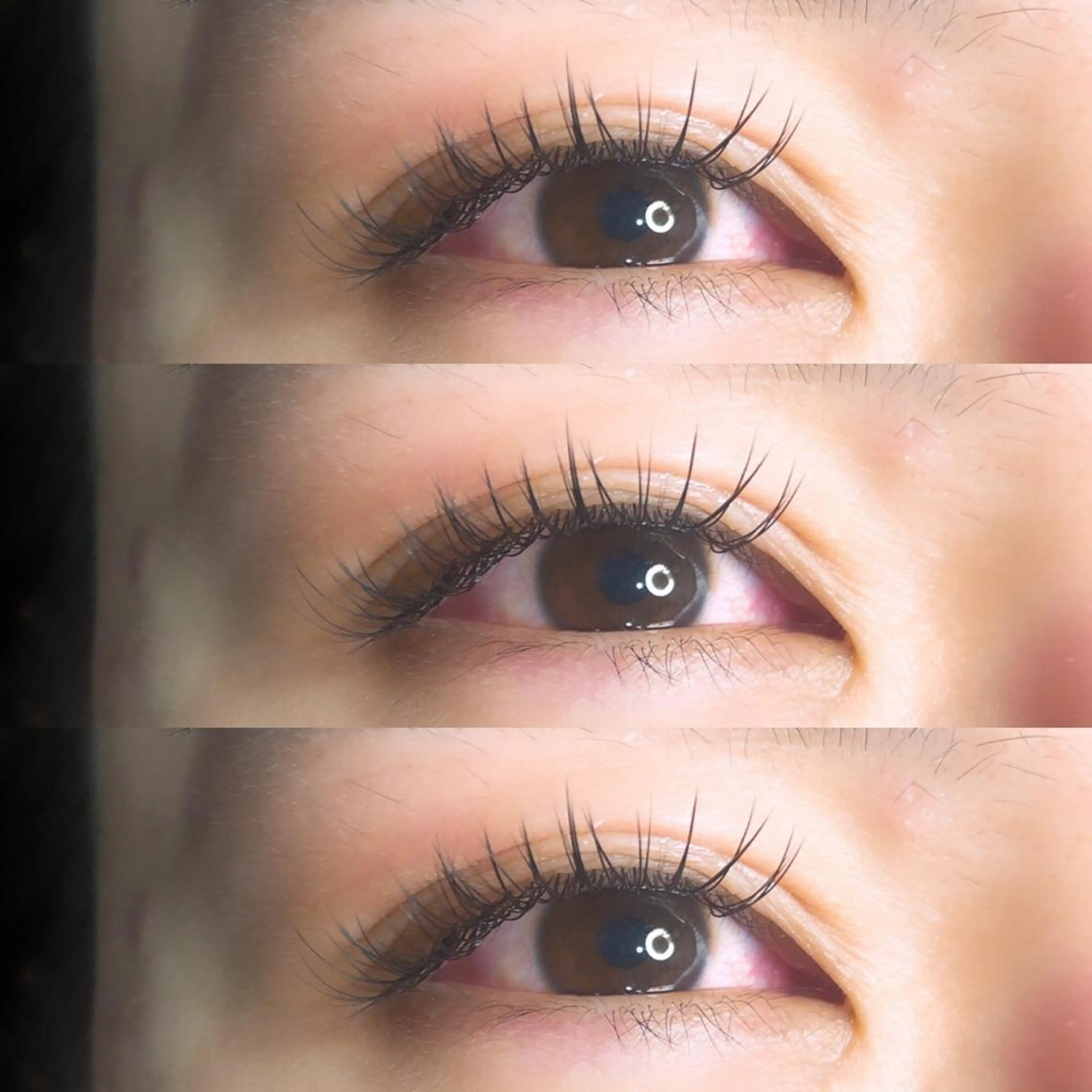 マツエク・マツパ 付け放題 Cカール フラットラッシュ ナチュラル ハッピー ティーズのマツエク・マツパデザイン