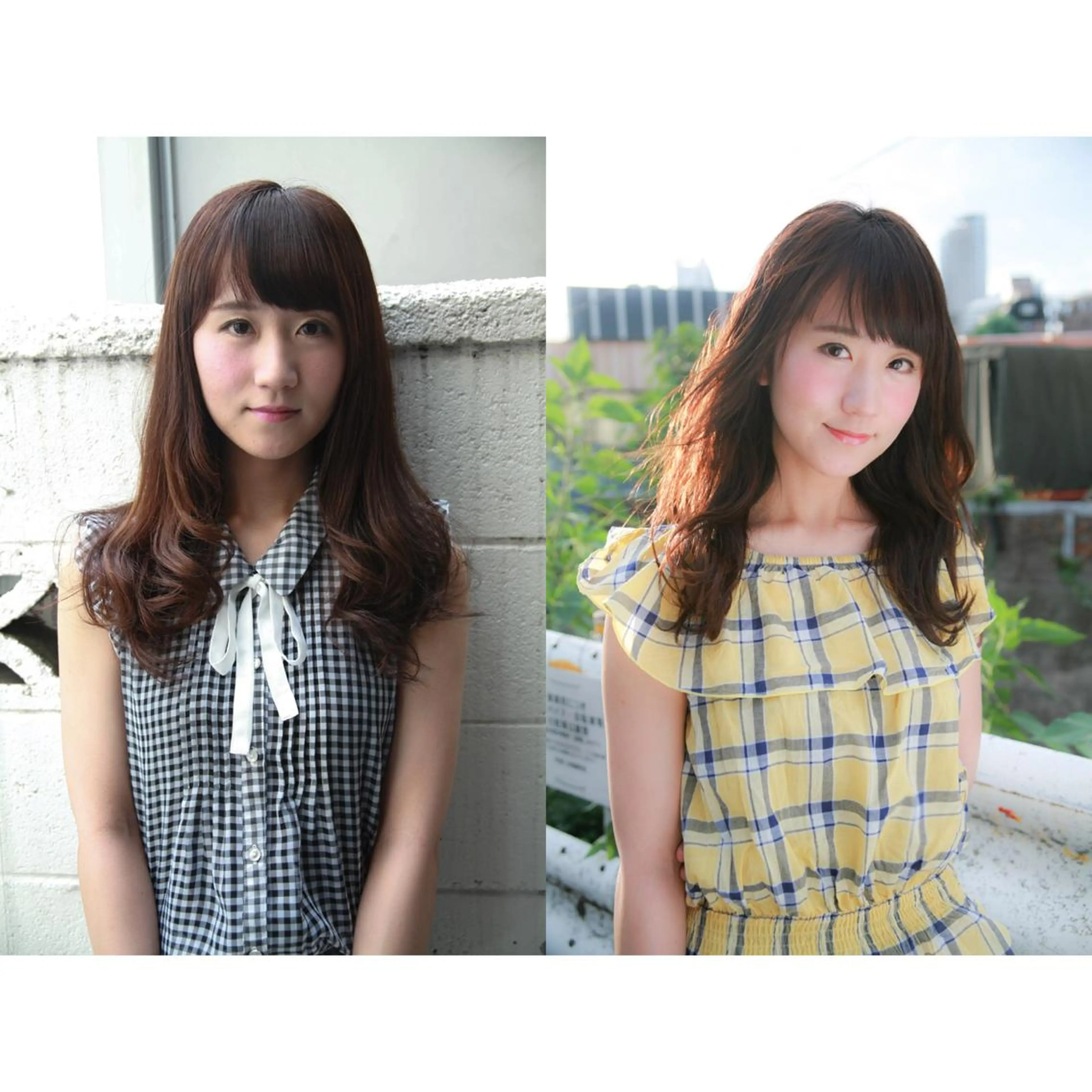 セミロング ロング 髪質改善縮毛矯正 専門店のヘアスタイル