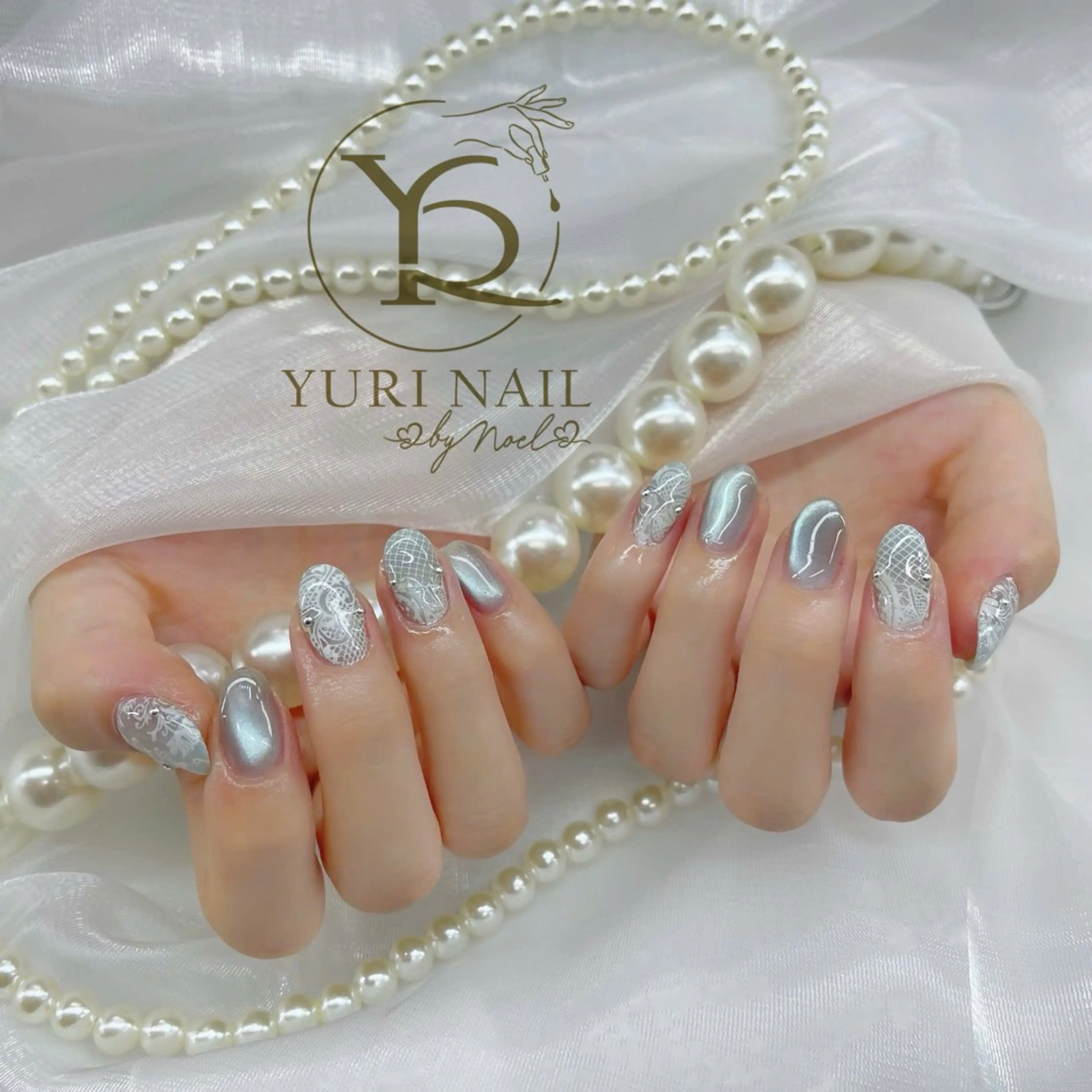 ネイル チークネイル フットネイル フレンチネイル グラデーション キラキラネイル YURI Nail Funabashiのネイルデザイン