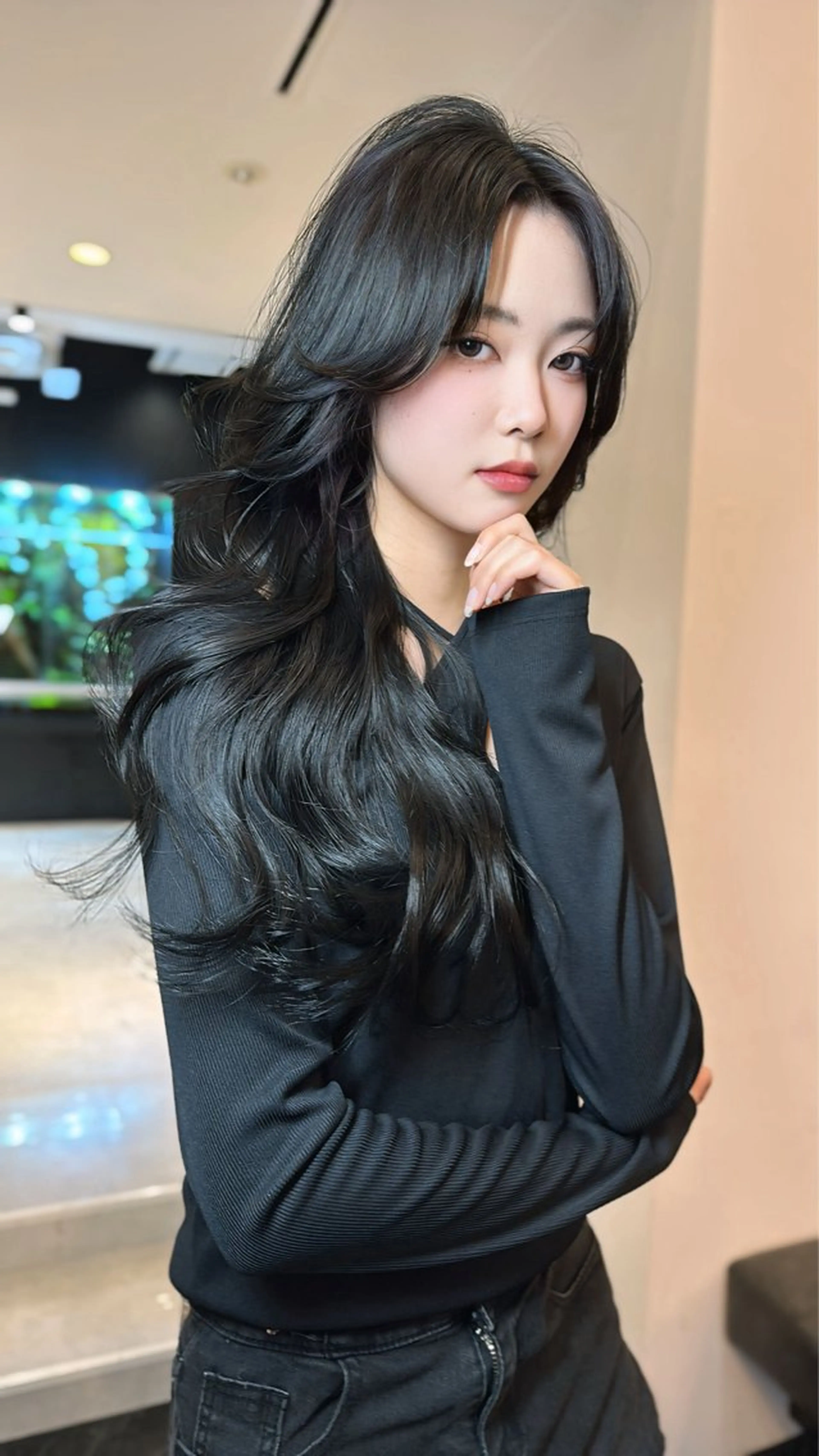 ロング 中韓🇨🇳🇰🇷 🤍TAKAHIROのヘアスタイル